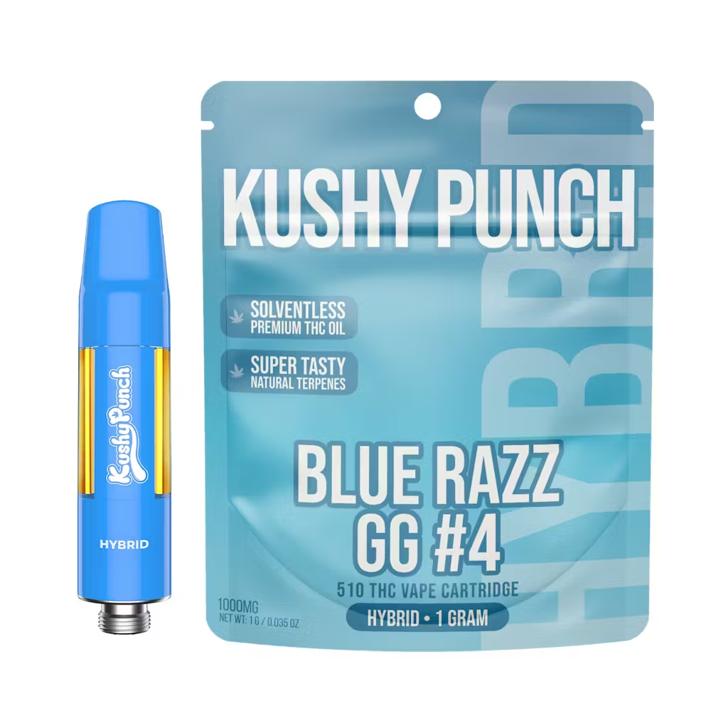 KUSHY PUNCH - Kushy Punch | Vape Cart | Blue Razz GG #4 | 1g
