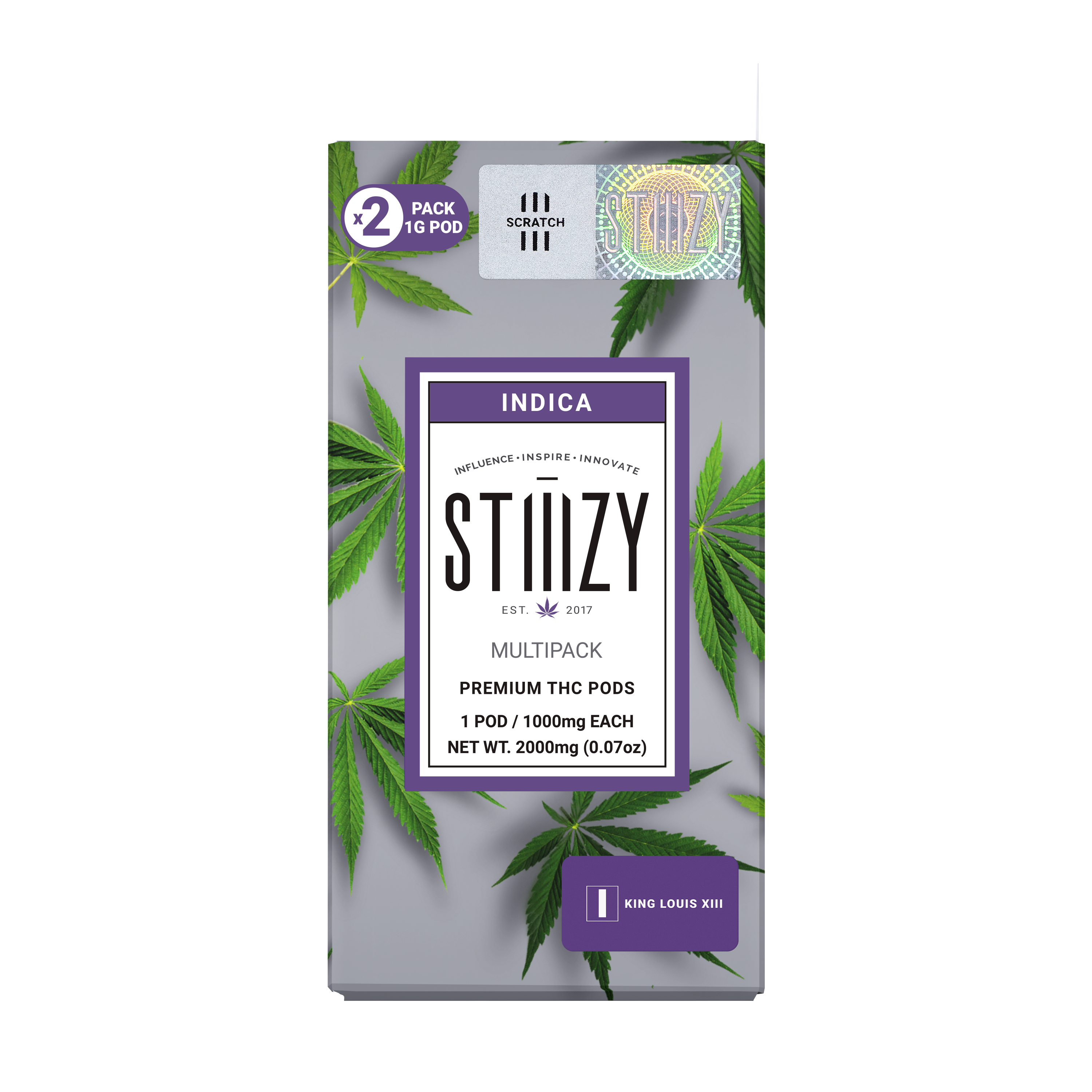 STIIIZY | Pods | King Louis XIII | 1g - 2 Pack