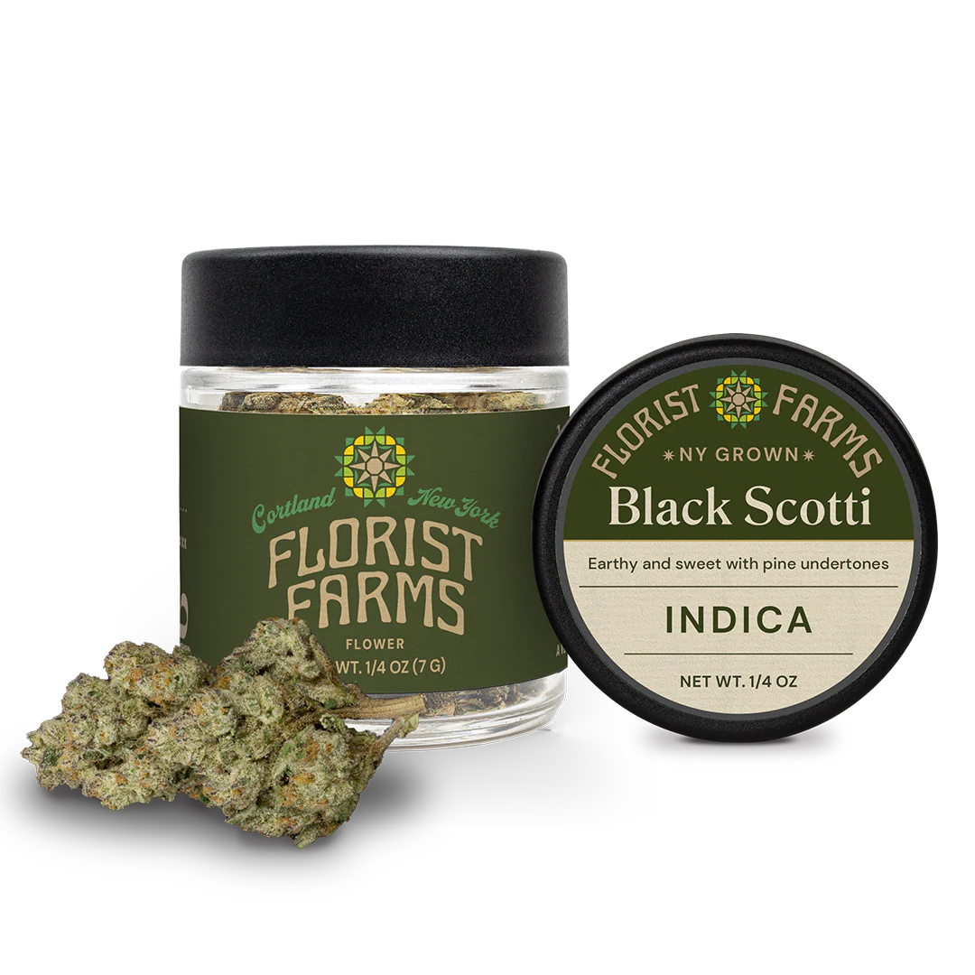  Florist Farms | Flower Jar | Black Scotti | 7g