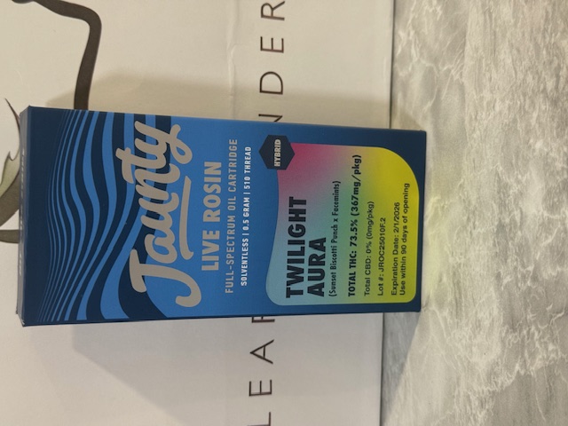 Jaunty | Live Rosin Vape Cart | Twilight Aura | 0.5g