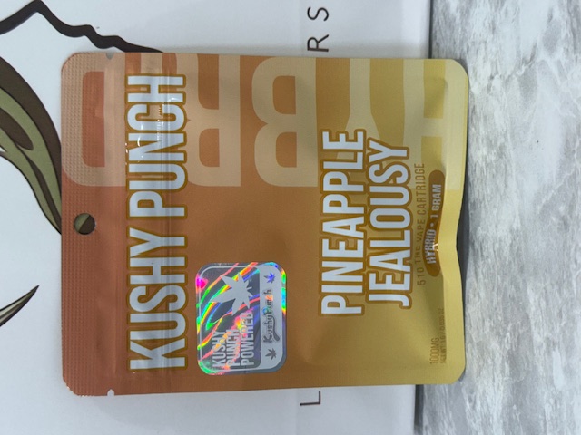Kushy Punch | Vape Cart | Pineapple Jealousy | 1g