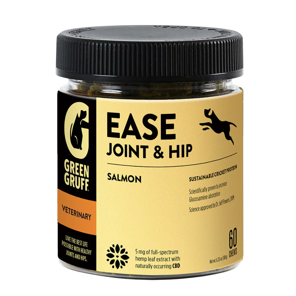Cbd Dog Treats | Gold Vet Ease Joint & Hip | 450mg (60 Soft Chew Treats)