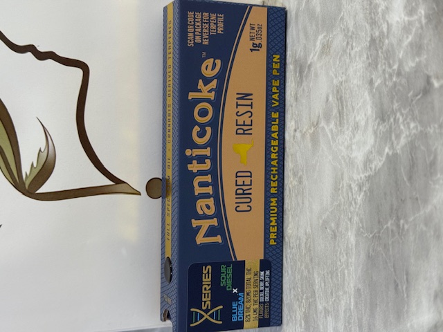 Nanticoke | All In One Vape | Cured Resin | Blue Dream X Sour Diesel | 1g 