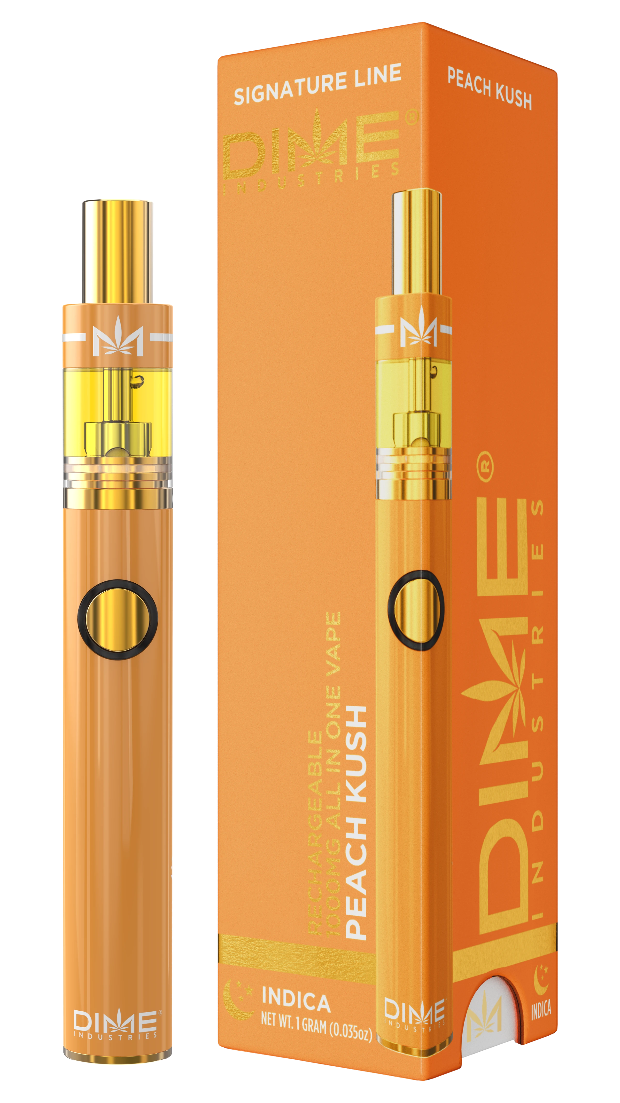 Dime | All In One Vape | Peach Kush | 2g 