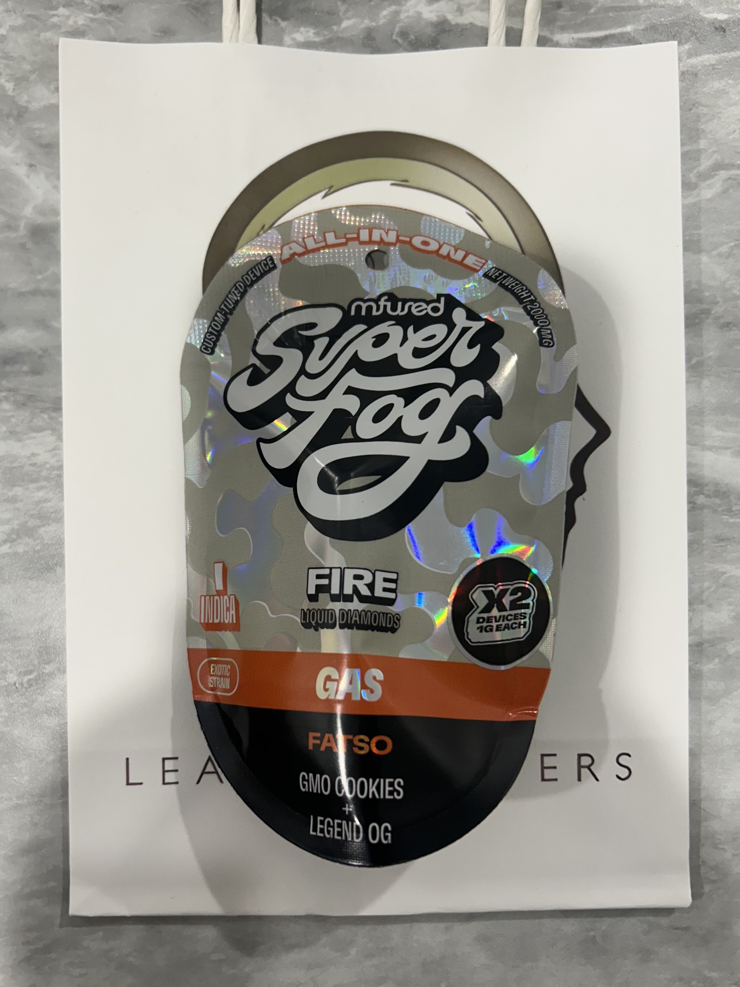 MFused | All In One Vapes | Fatso | 2 Pack - 1g Each