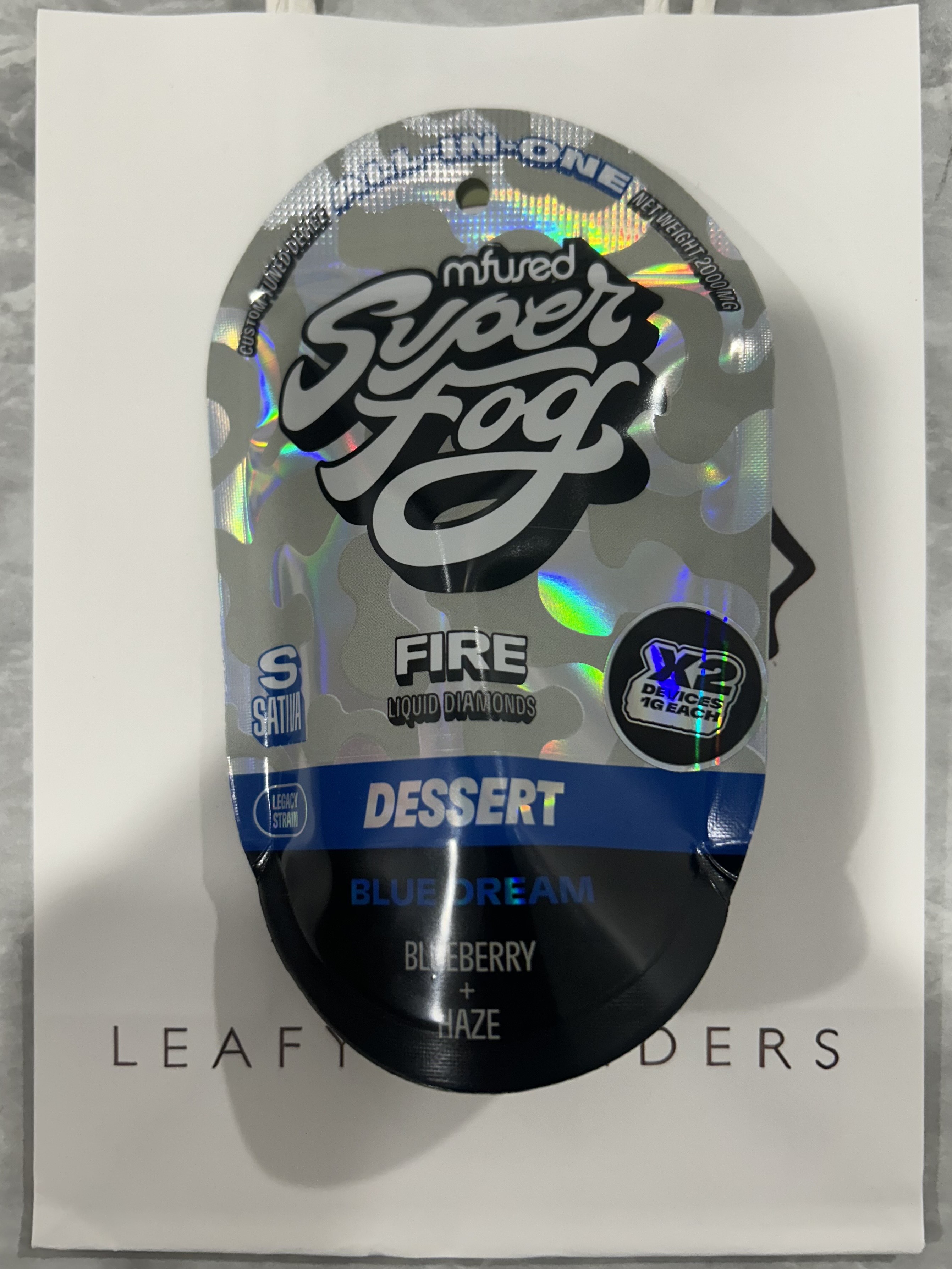 MFused | All In One Vapes | Blue Dream | 2 Pack - 1g Each