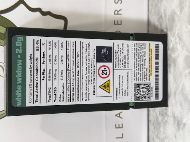 Fernway | White Widow | All In One Vape | 2g