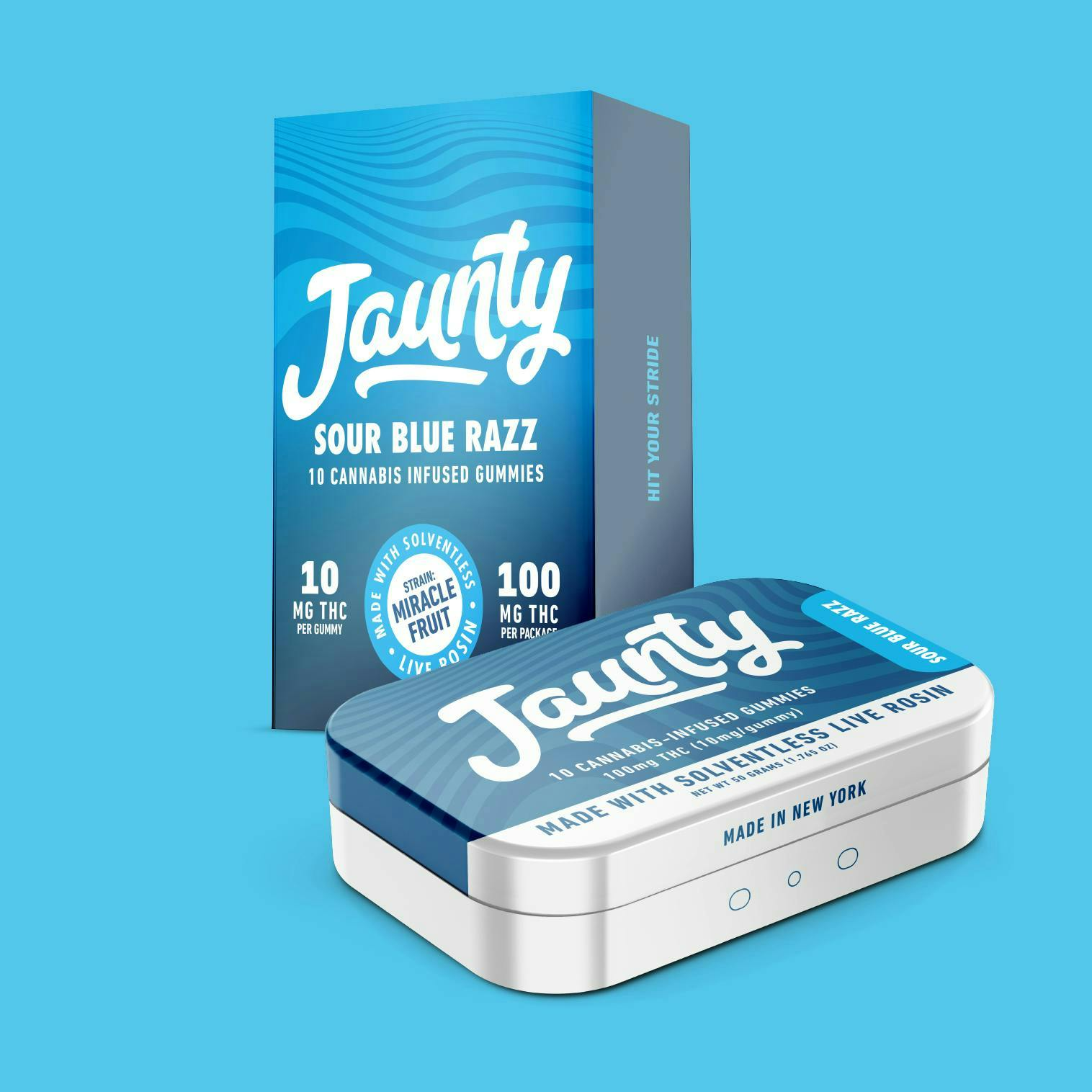 Gummies | Sour Blue Razz | 100mg