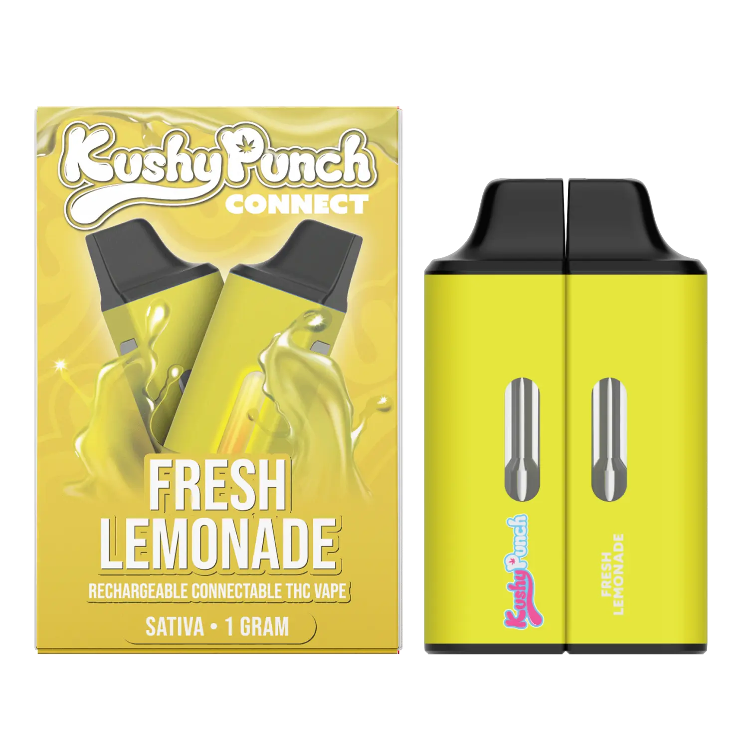 KUSHY PUNCH - Kushy Punch | Connect Vapes | Fresh Lemonade | 0.5g Each ...