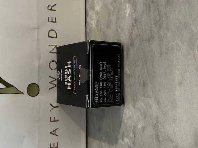 High Peaks | Mayday | Bubble Hash Concentrate | 1g
