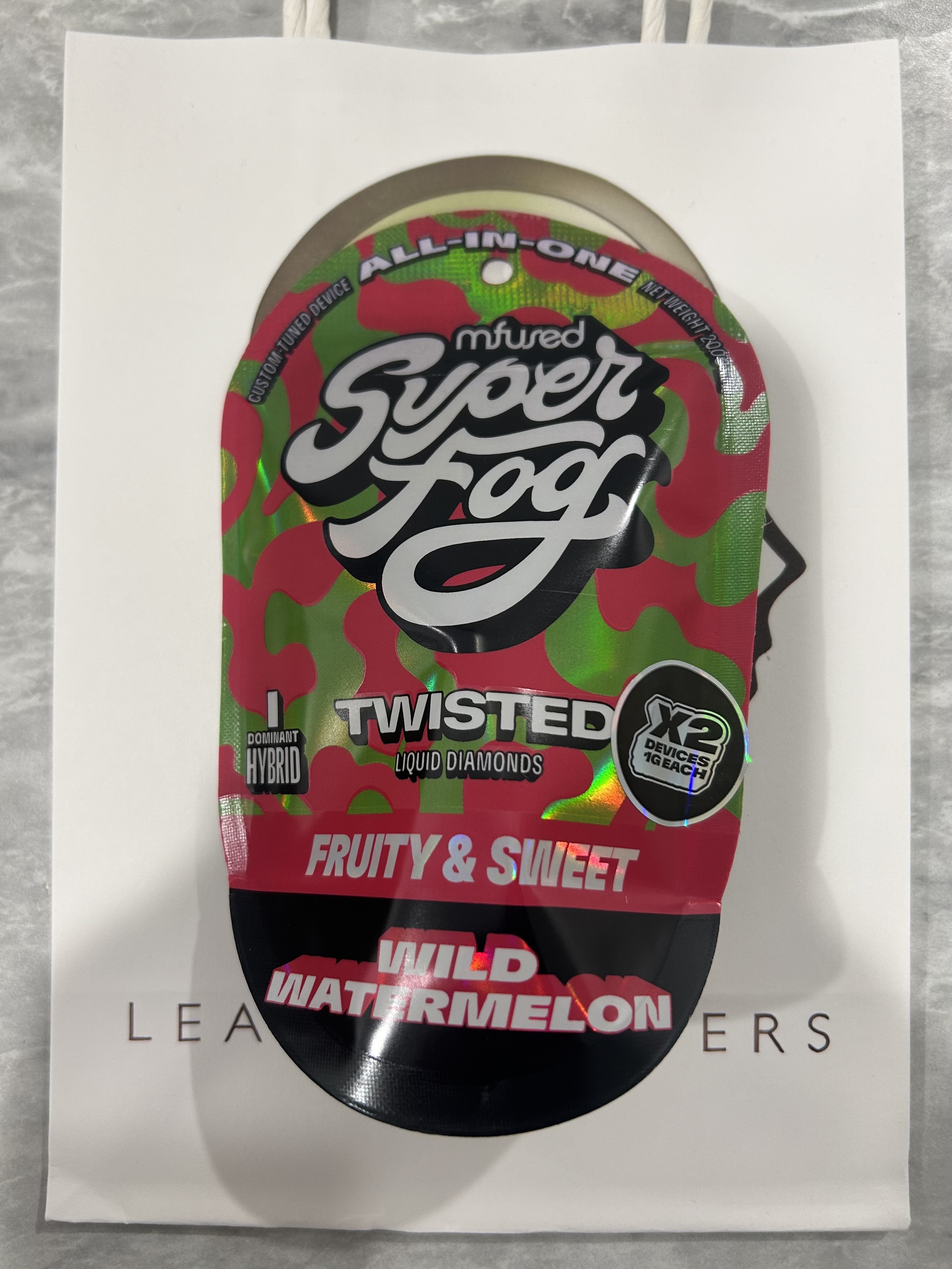 MFused | All In One Vapes | Wild Watermelon | 2 Pack - 1g Each
