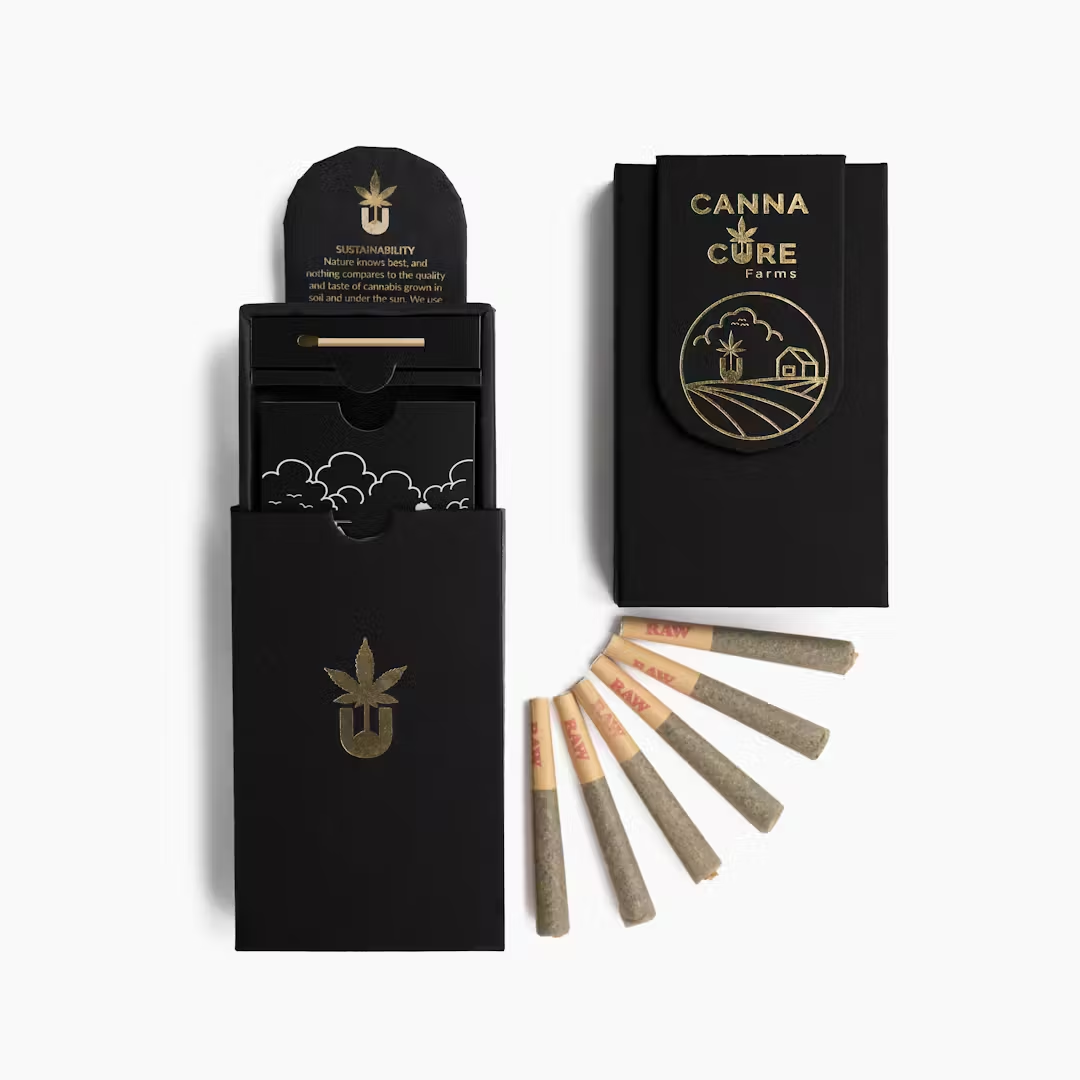 Canna Cure | 0.5g Prerolls | Strawberry Runtz | 6 Pack