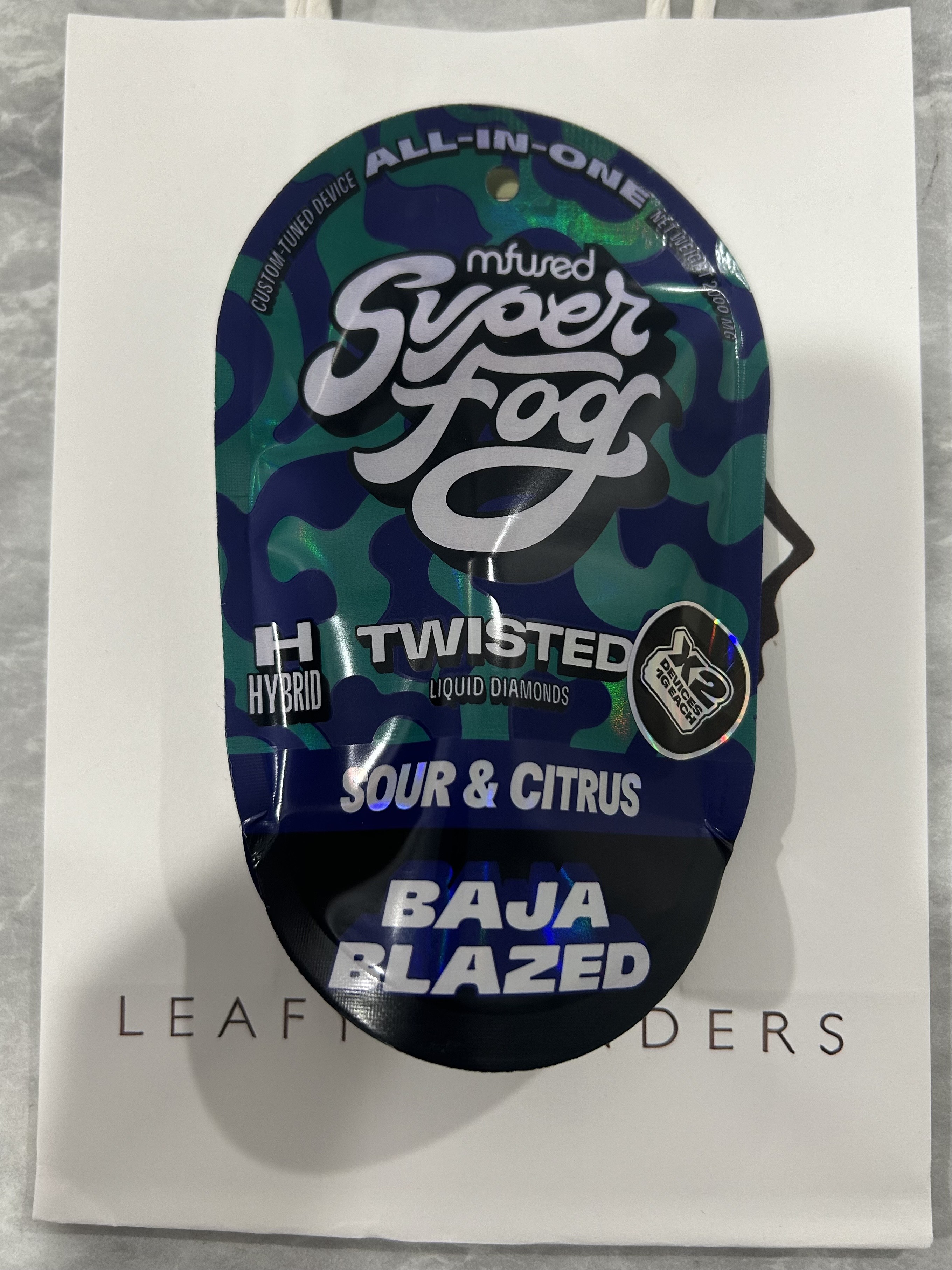 MFused | All In One Vapes | Baja Blazed | 2-Pack - 1g Each