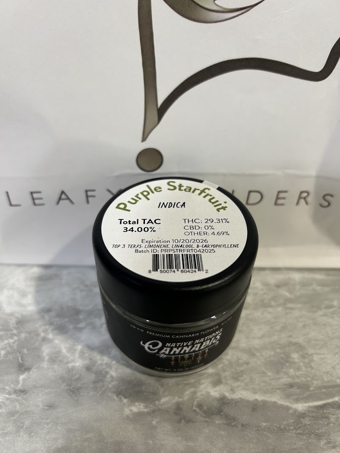 Native Nations Cannabis | Flower | Purple Starfruit | 3.5g