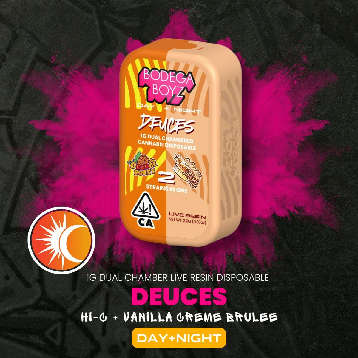 ORANGE BURST x VANILLA CREME BRULEE 1G LIVE AIO