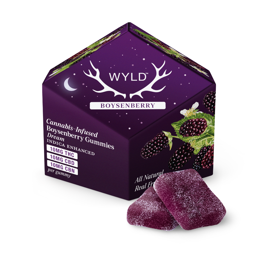 BOYSENBERRY 1:1:1 CBD:CBN + INDICA ENHANCED GUMMIES