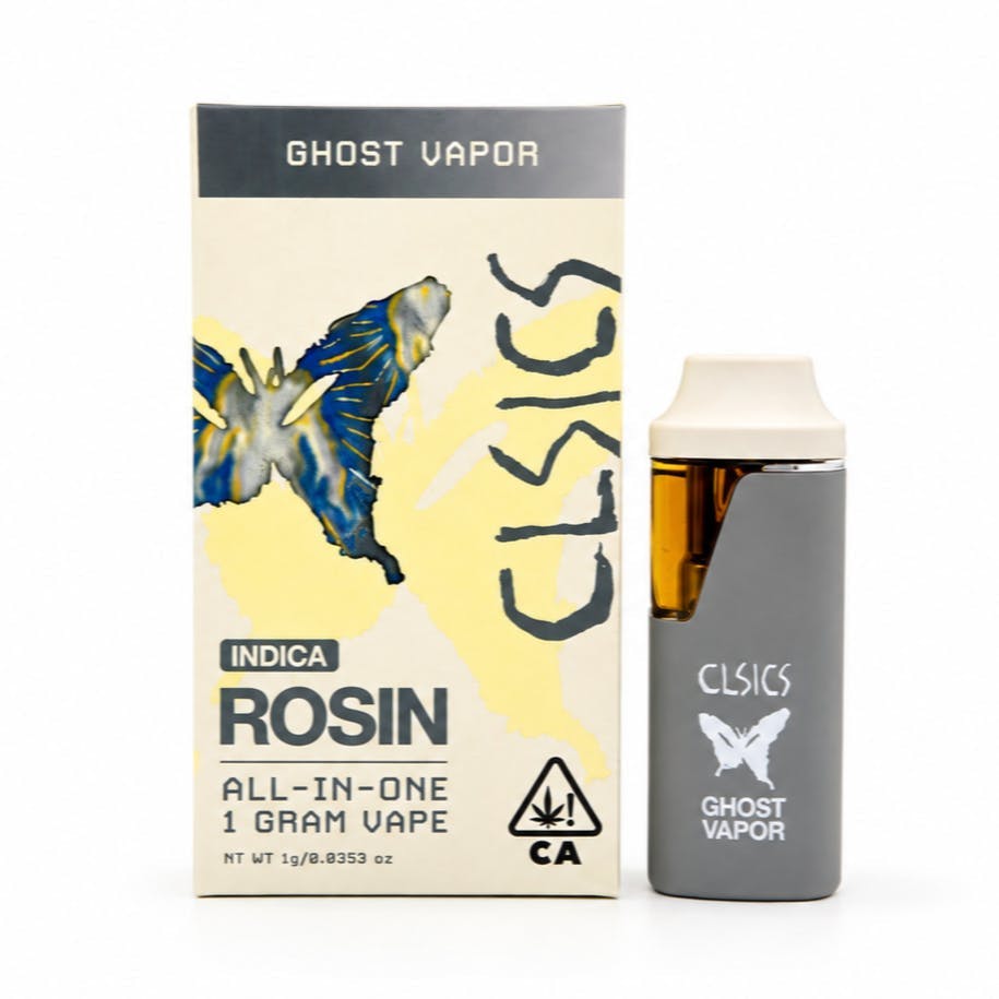 GHOST VAPOR - LIVE ROSIN ALL IN ONE VAPE 1G