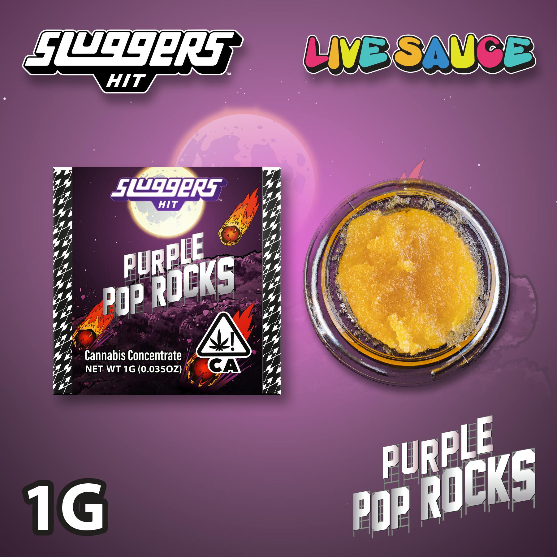 PURPLE POP ROCKS 1G SAUCE