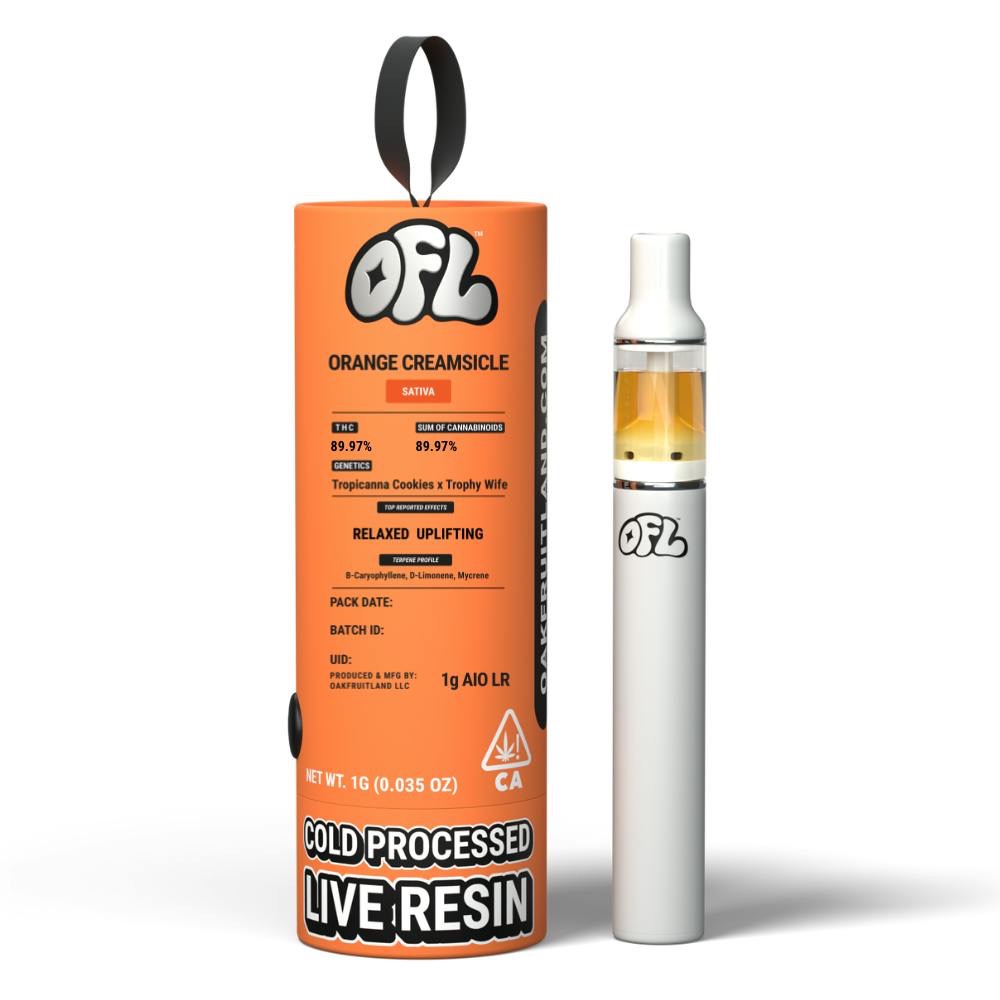 ORANGE CREAMSICLE 1G LIVE RESIN AIO
