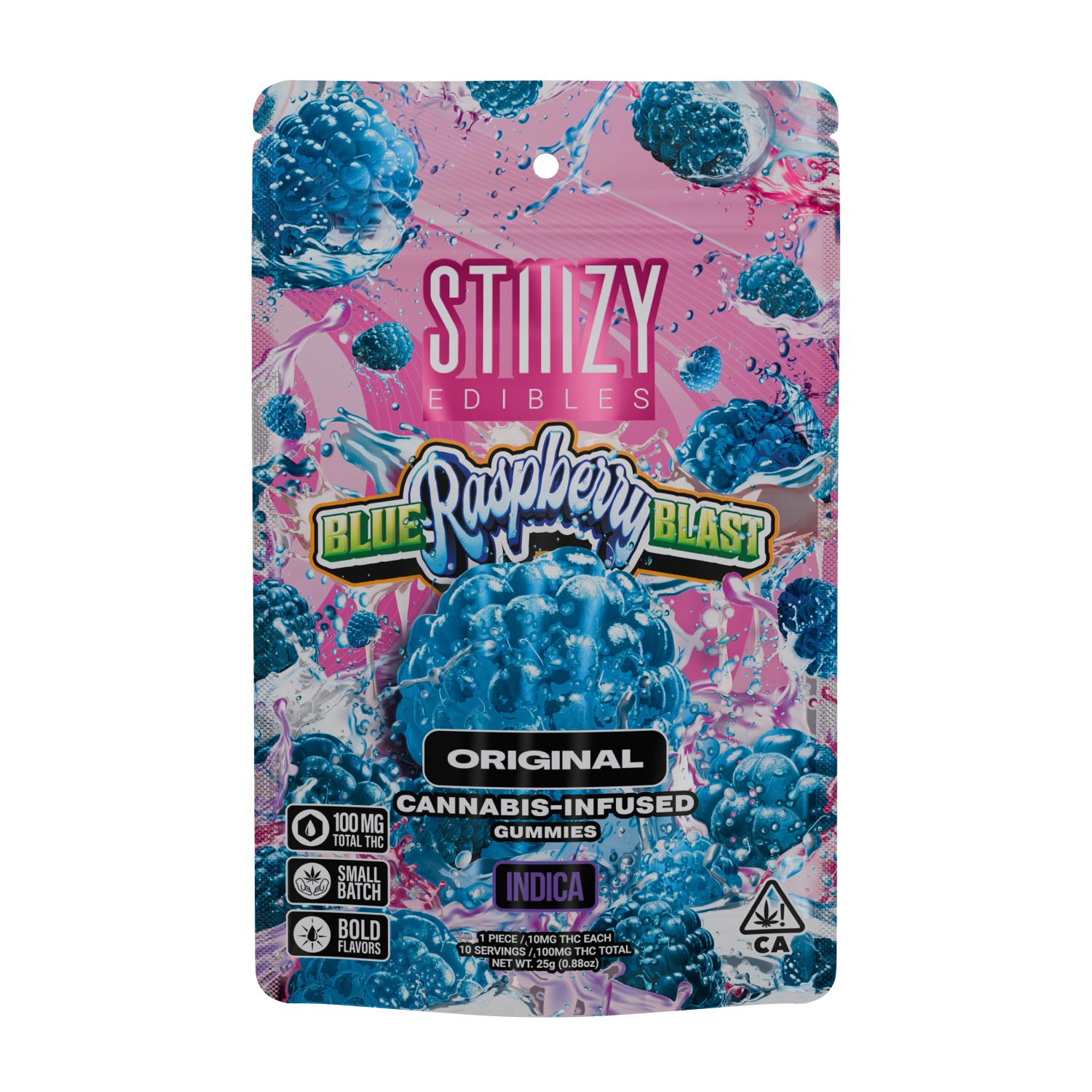 BLUE RASPBERRY BLAST-GUMMIES 100 MG