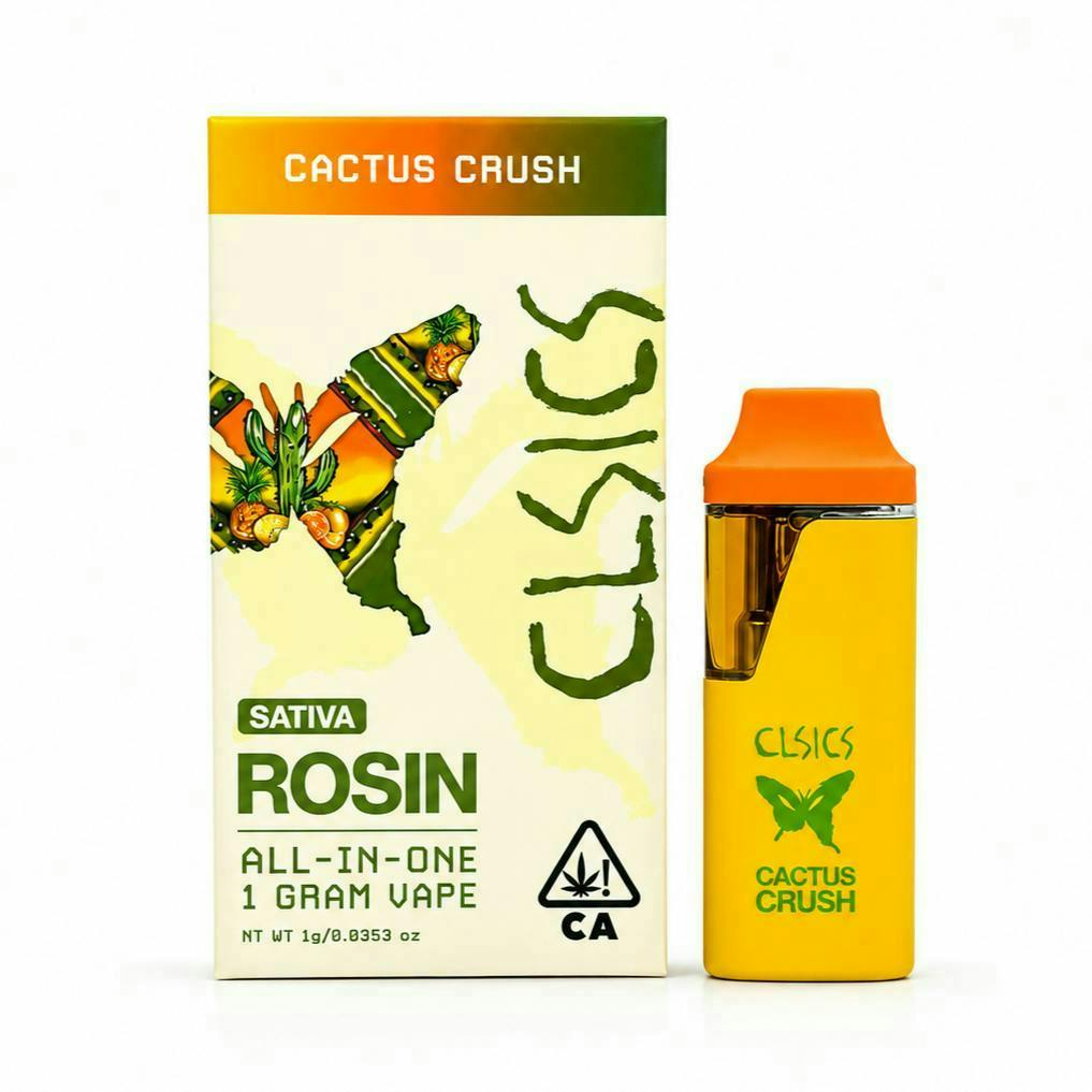 CACTUS CRUSH - LIVE ROSIN ALL IN ONE VAPE 1G