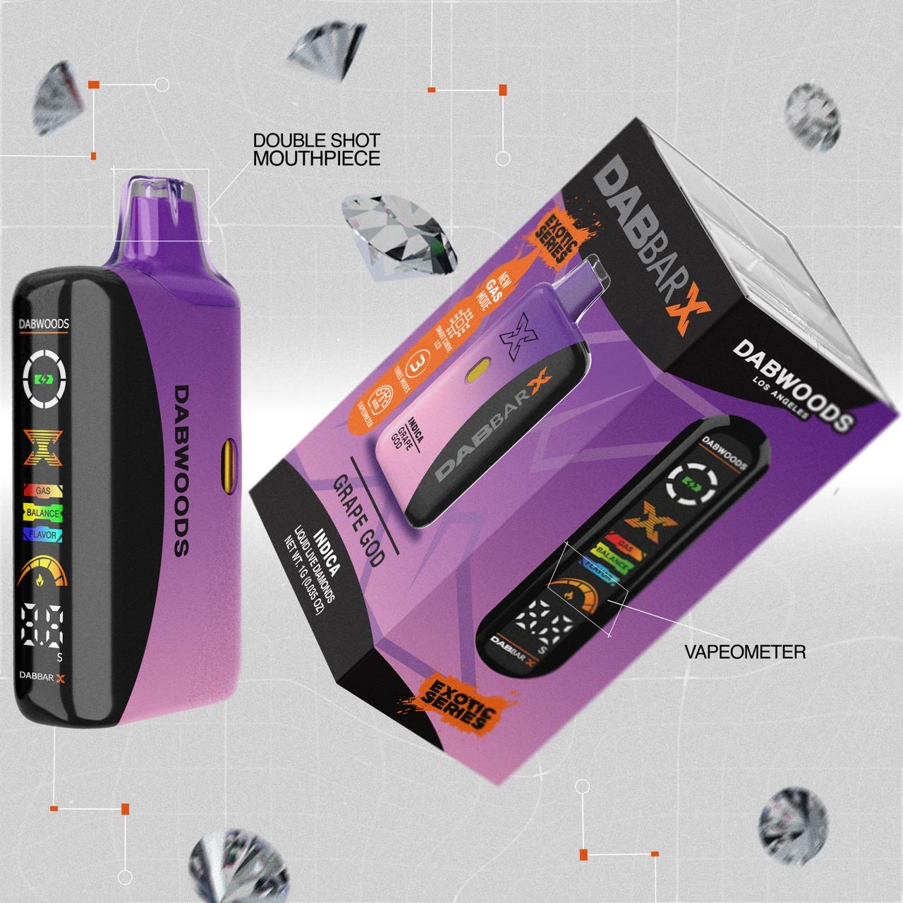 GRAPE GOD 1G DABBAR X LIQUID LIVE DIAMONDS