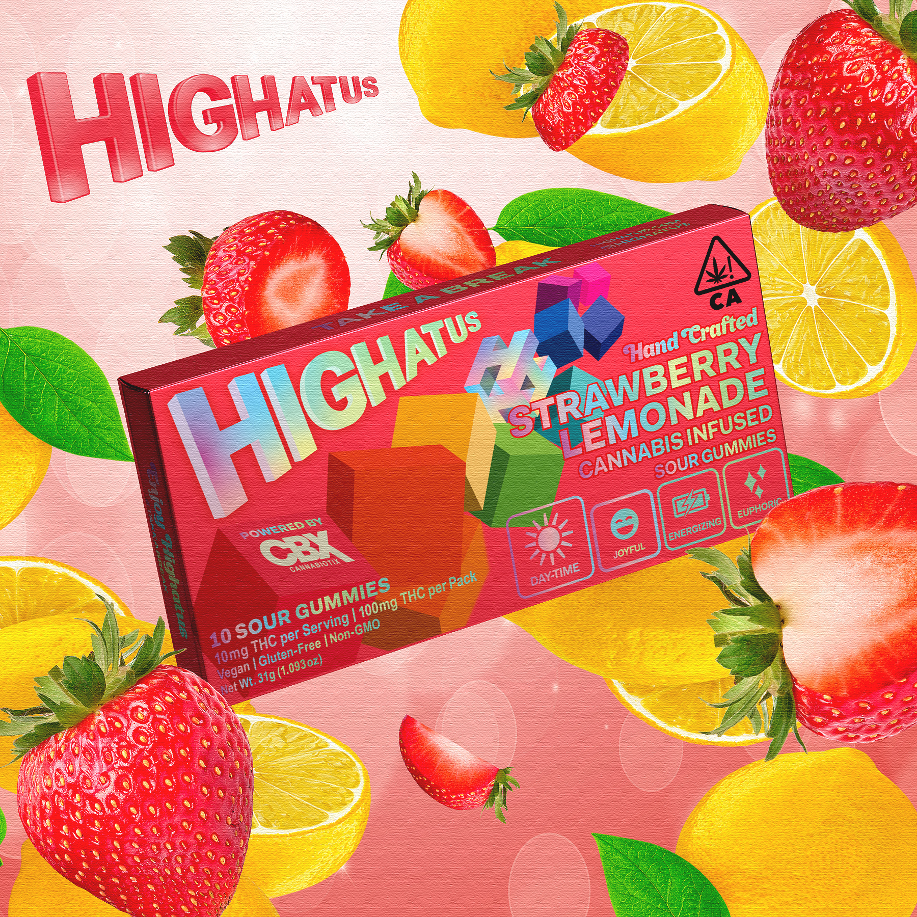 STRAWBERRY LEMONADE SOUR GUMMIES HIGHATUS