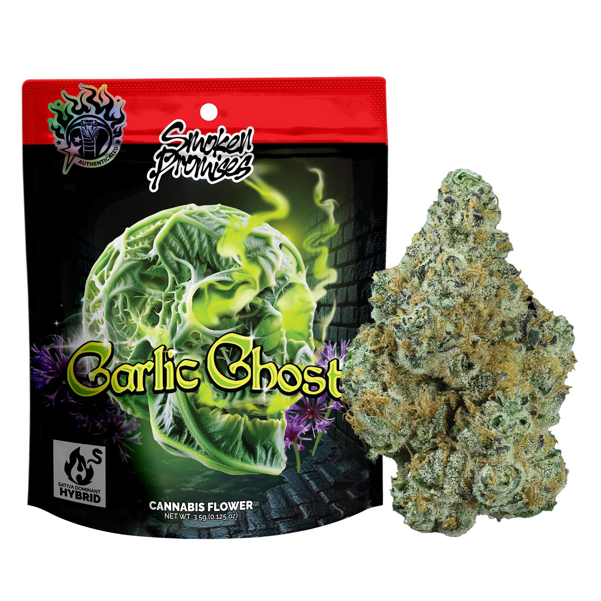 GARLIC GHOST 3.5G (CONNECTED) FLOWER
