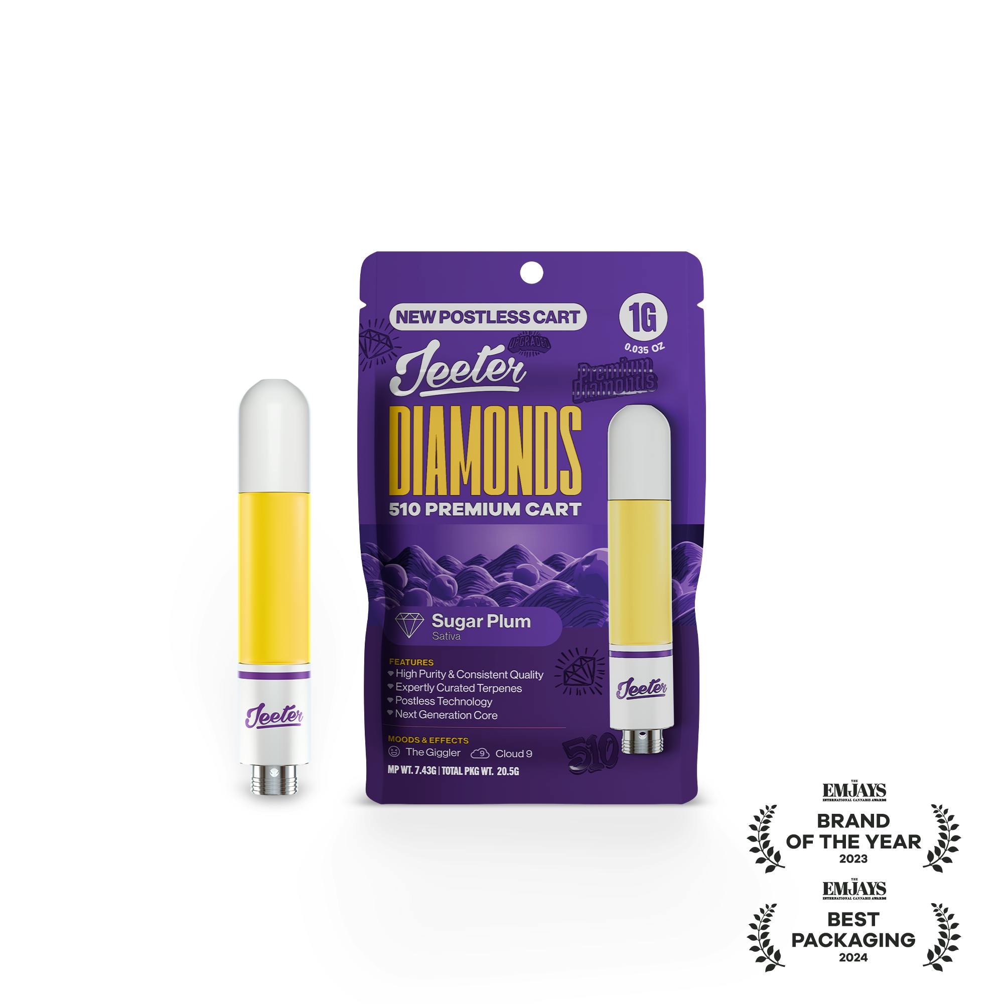 SUGAR PLUM 1G DIAMONDS CART