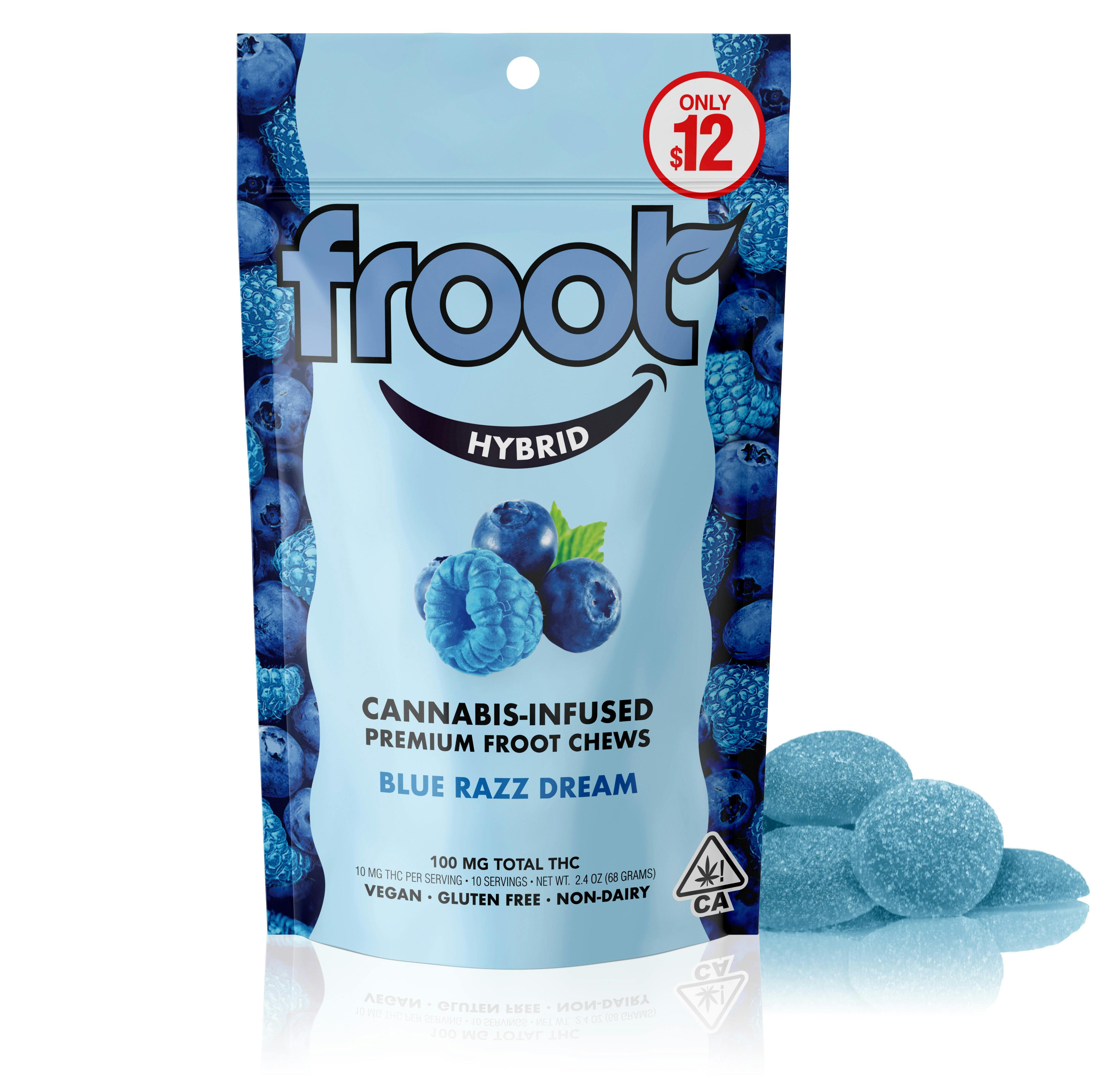 BLUE RAZZ DREAM GUMMIES 100MG
