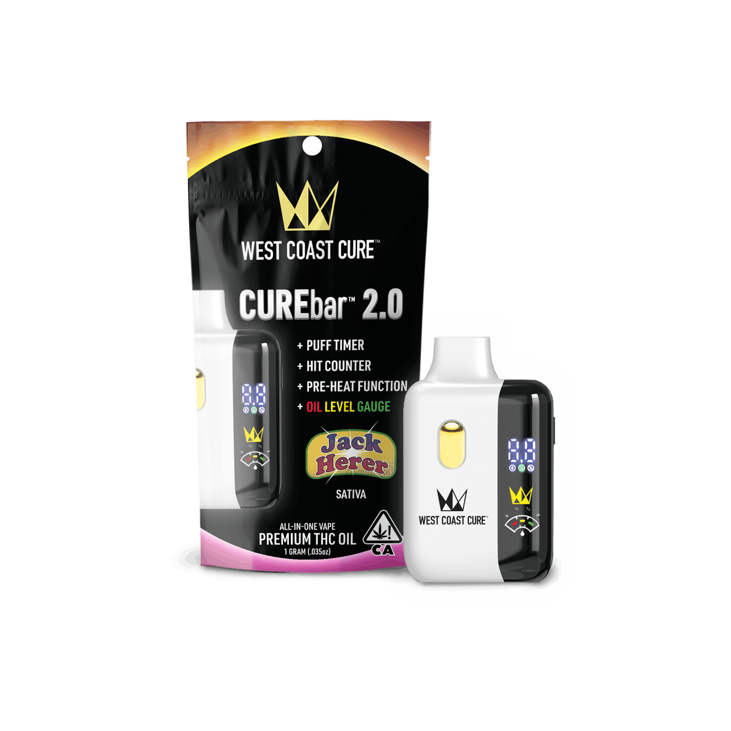 JACK HERER AIO CUREBAR - 1G 2.0