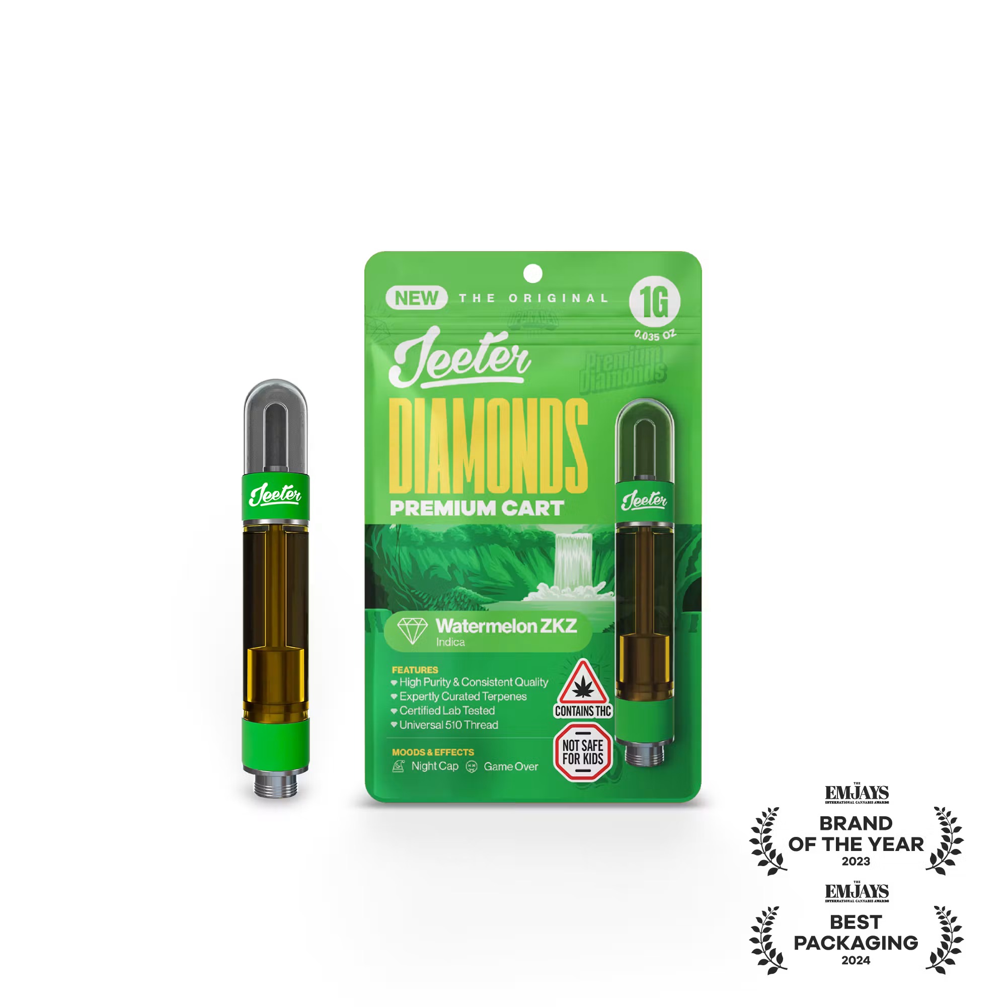 WATERMELON ZKZ 1G DIAMONDS CART