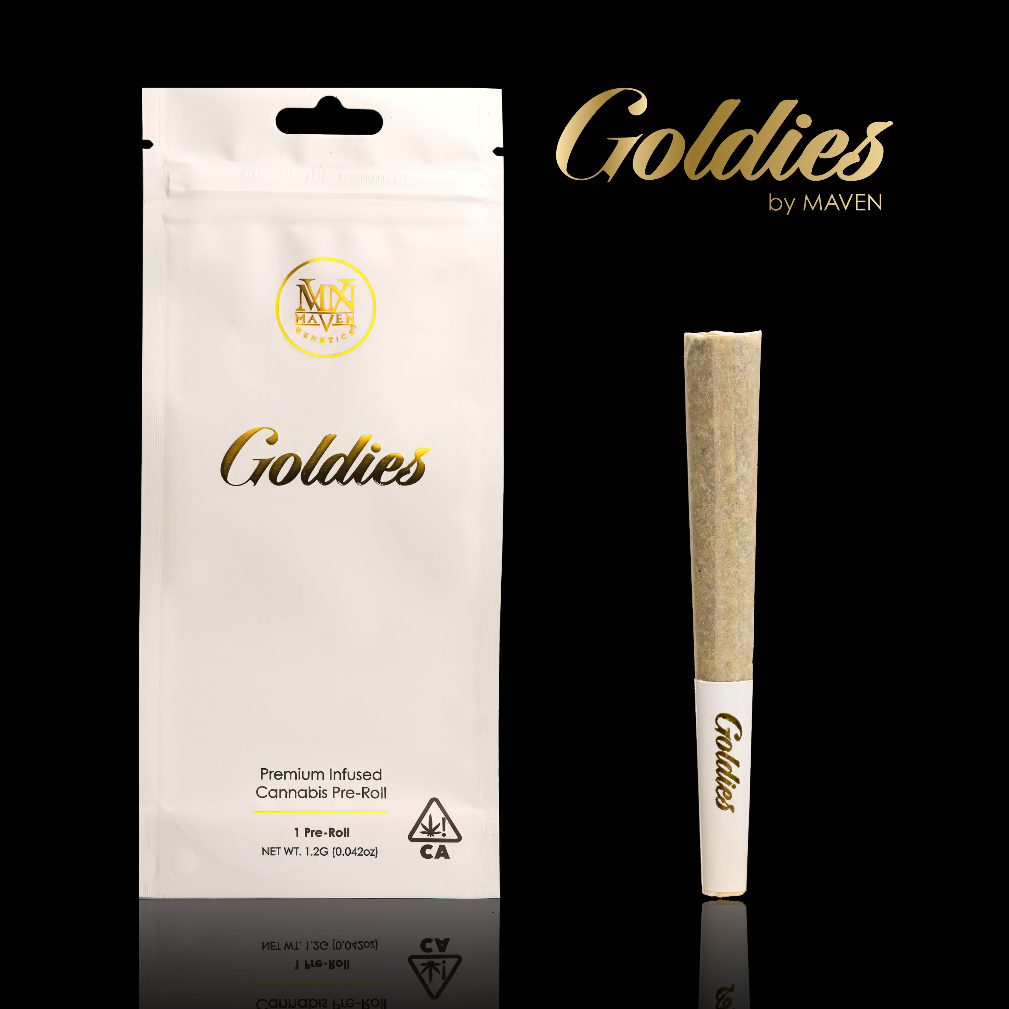 CHROME DOME 1.2G GOLDIE INFUSED PREROLL