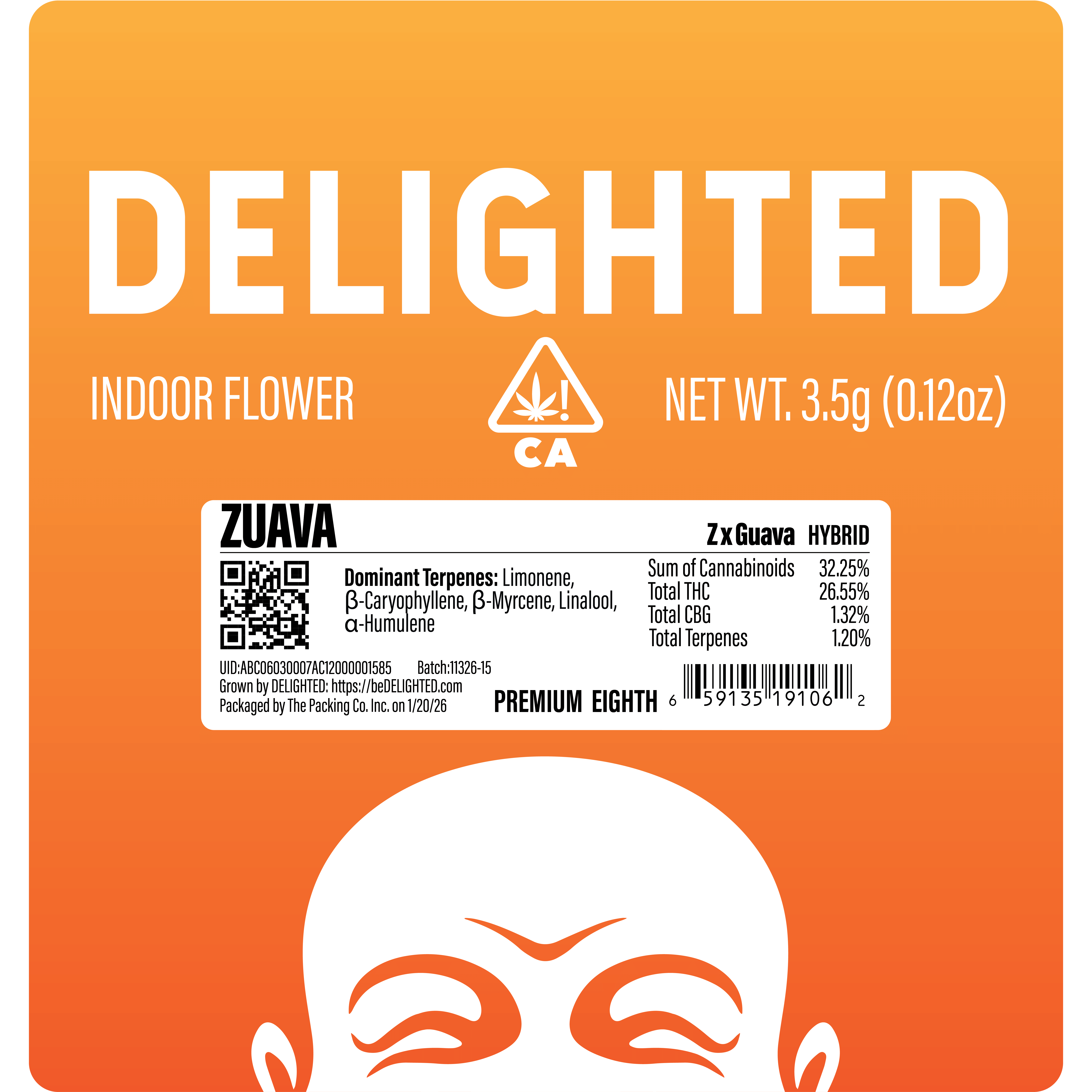 ZUAVA 3.5G BIGS FLOWER