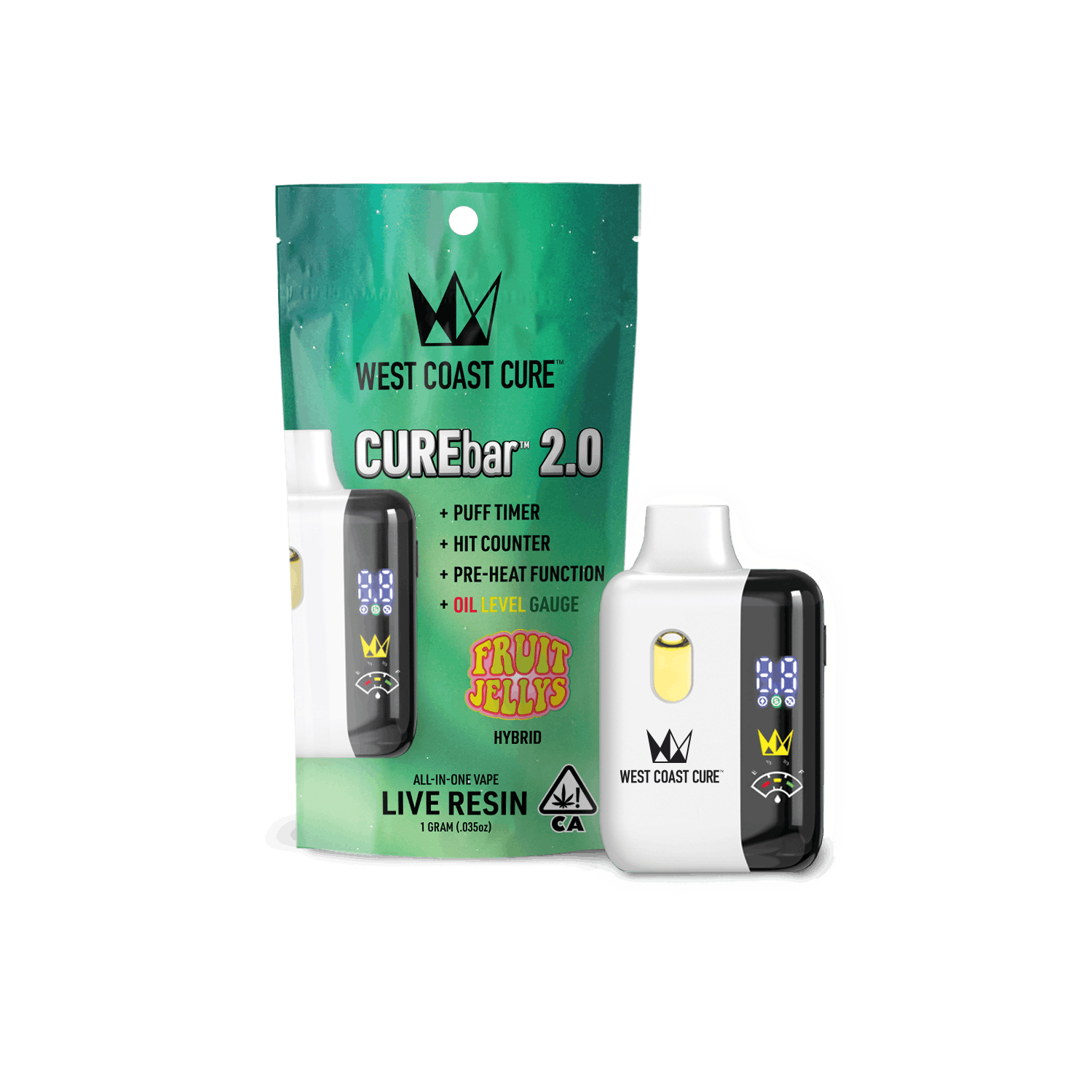 FRUIT JELLYS LIVE RESIN CUREBAR - 1G 2.0