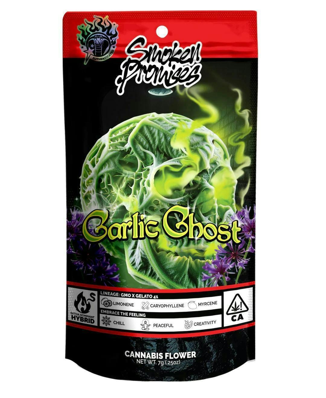 GARLIC GHOST 7G BIGS (CONNECTED) FLOWER
