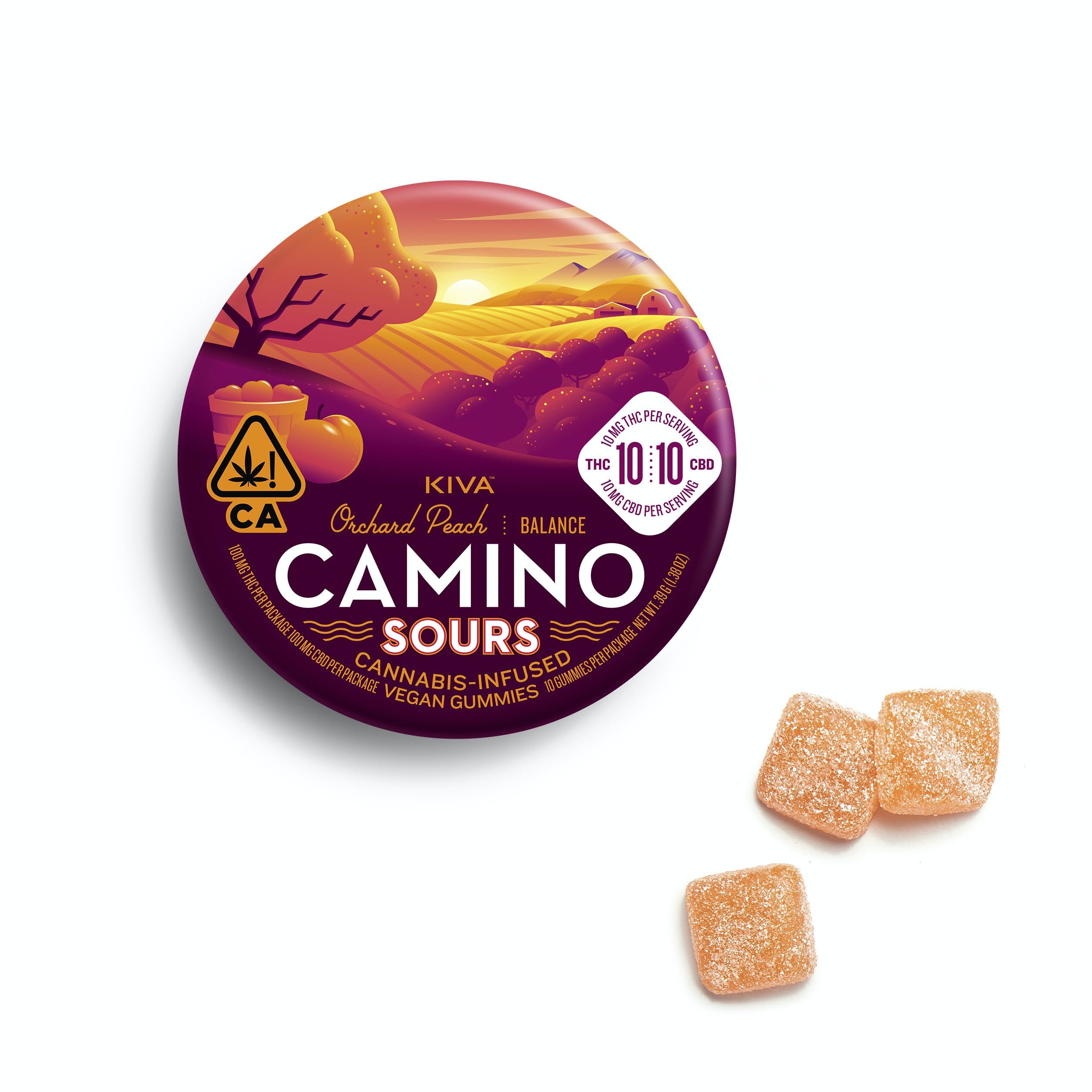 ORCHARD PEACH-CAMINO-GUMMIES CAMINO