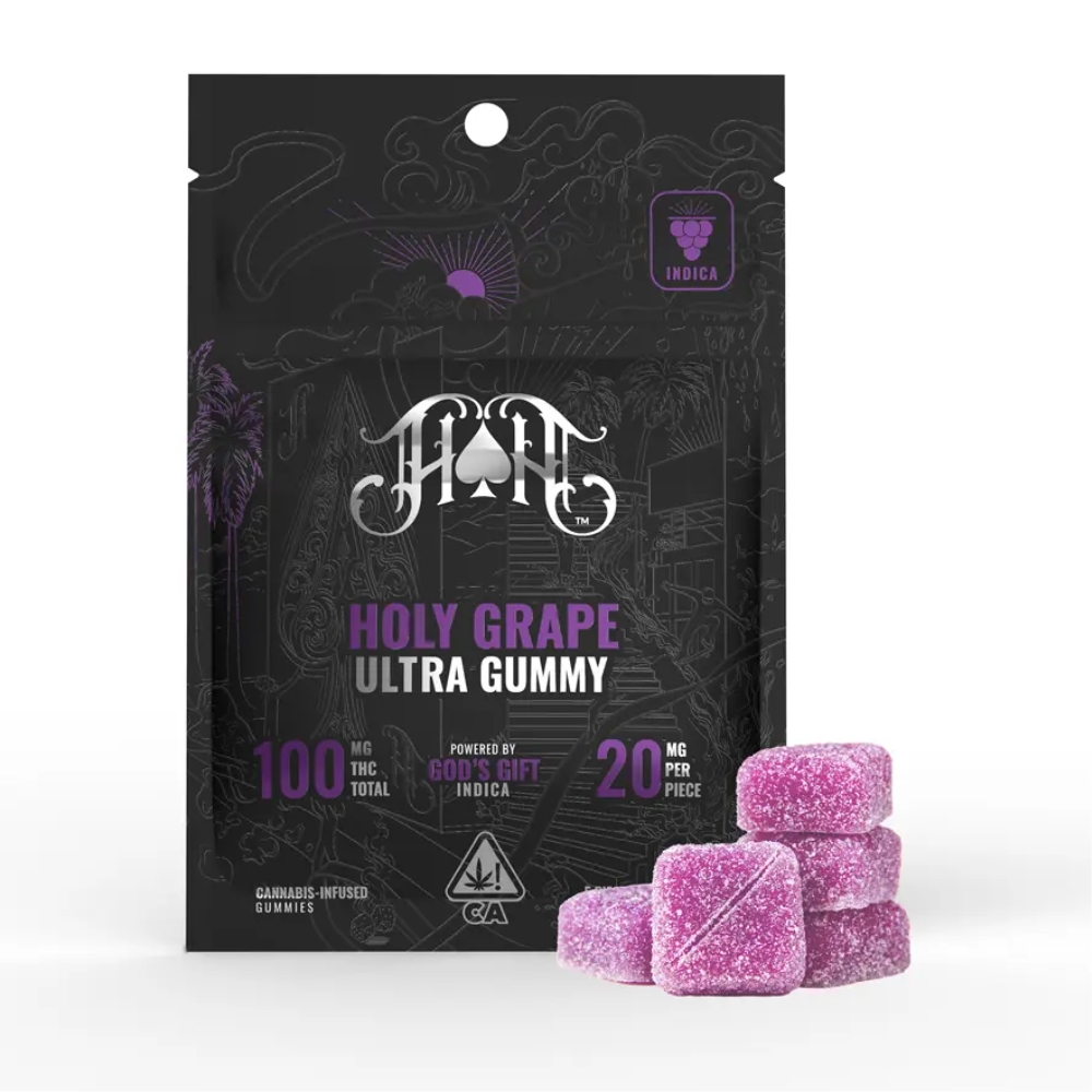 HEAVY HITTERS HOLY GRAPE (I) GUMMIES 5PK 100MG