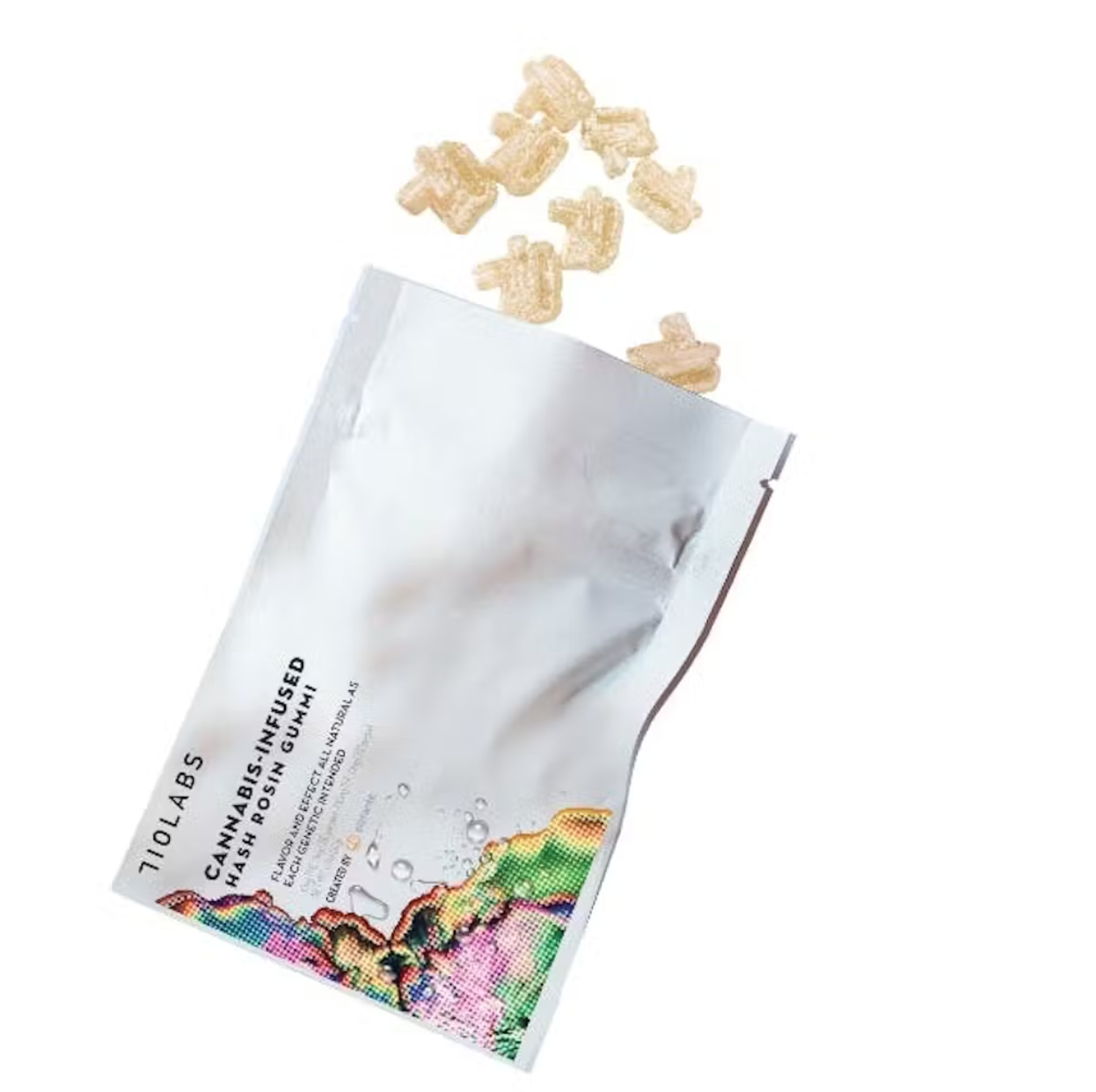 DULCE DE FRESA #5 100MG HASH ROSIN INFUSED 10 PACK GUMMIES