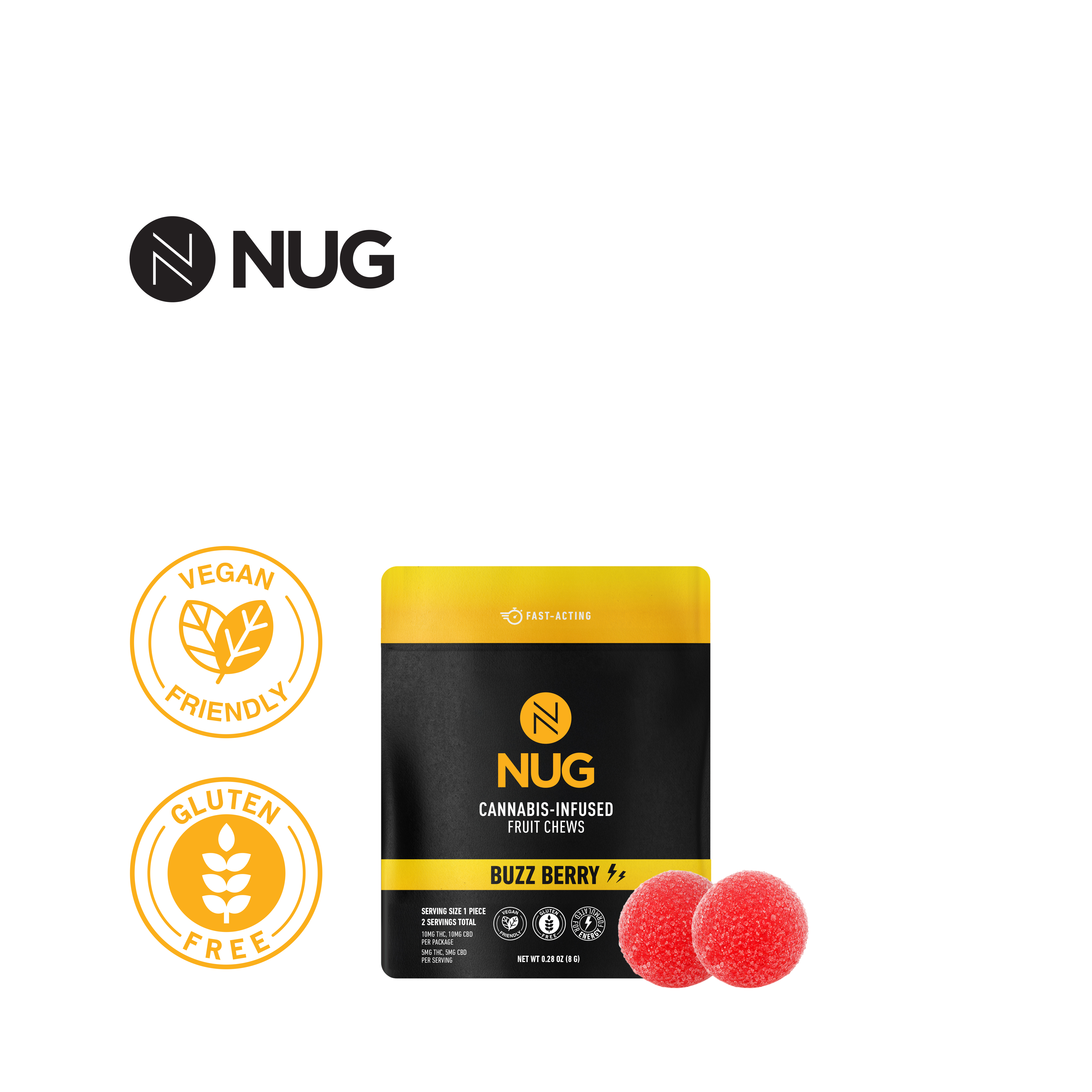 NUG — Buzz Berry - Nano Fruit Chews