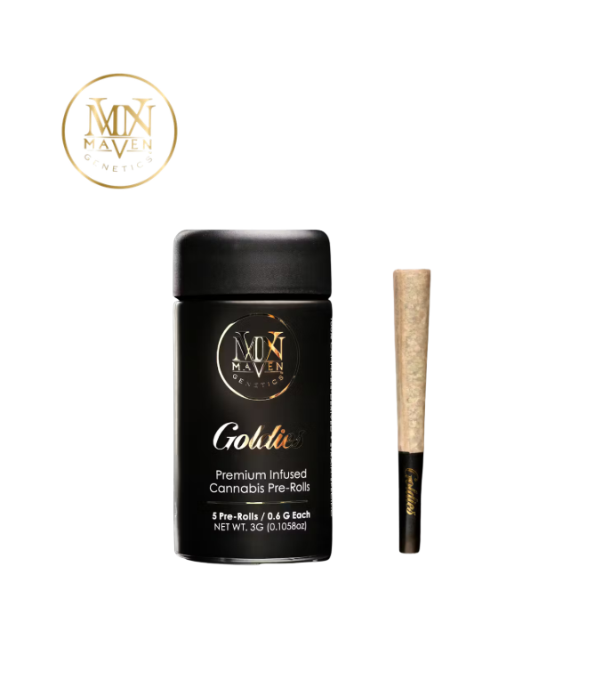 LIPSTAIN 3G GOLDIES INFUSED 5 PACK PREROLLS