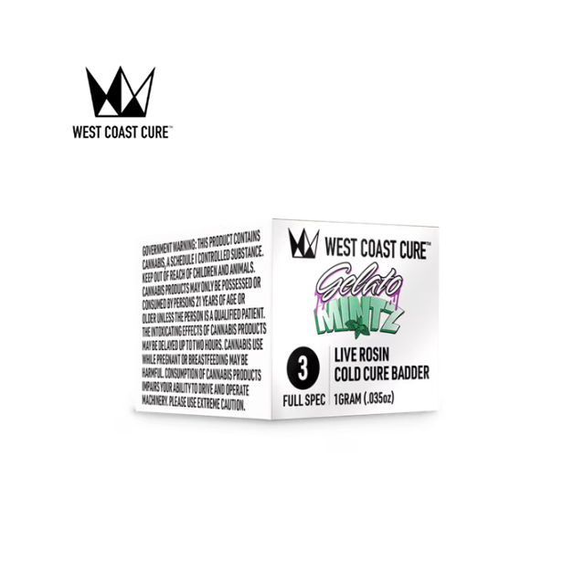West Coast Cure — Gelato Mintz Tier 3