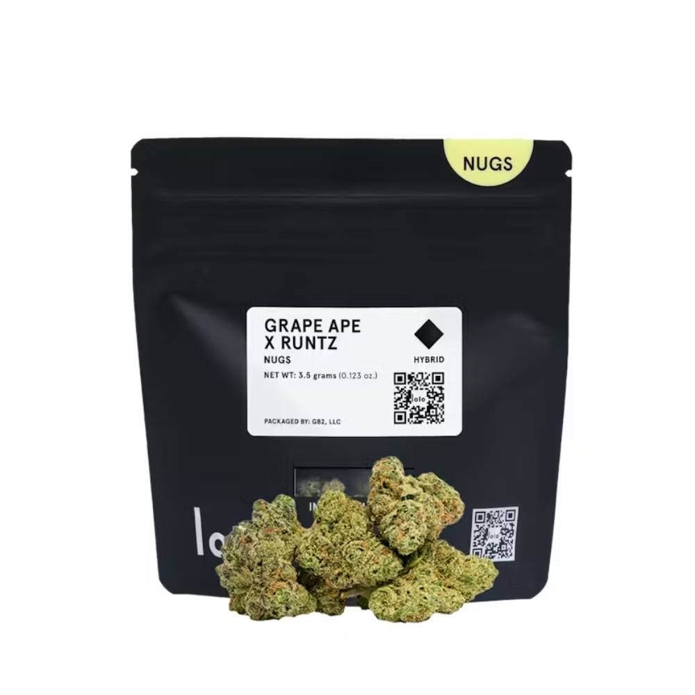 LOLO BLACK GRAPE APE X RUNTZ (H) FLOWER 3.5G