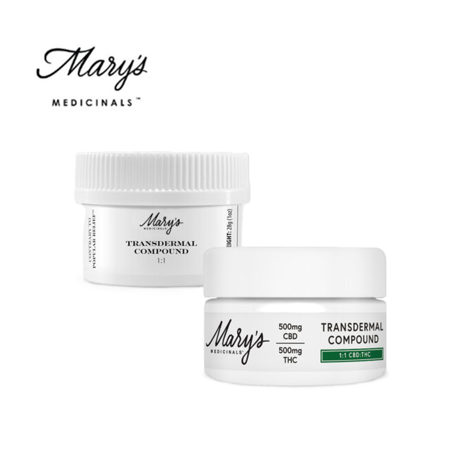 1:1 RELIEF CBD:THC 500MG 1OZ TRANSDERMAL COMPOUND