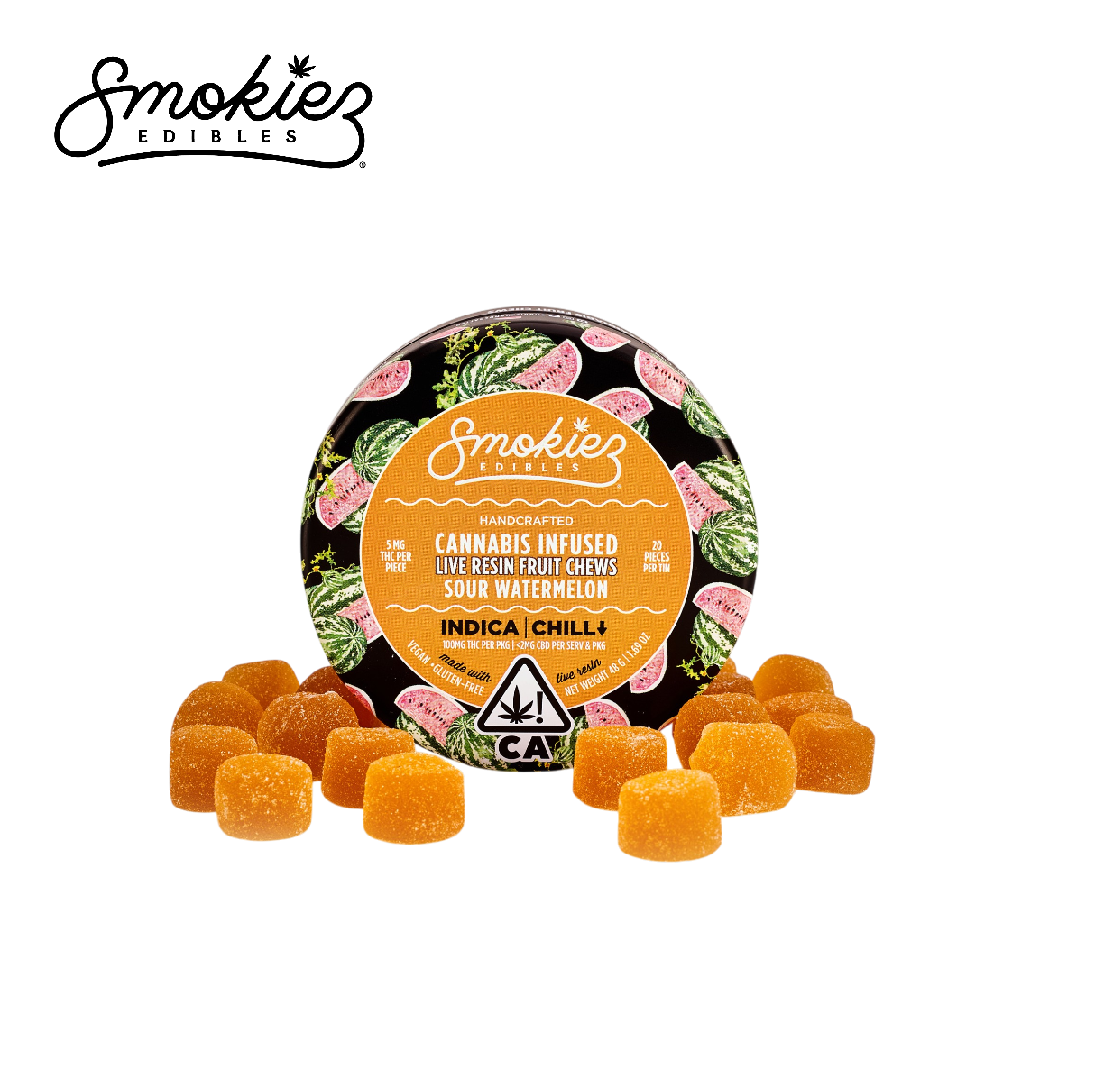 Smokiez — Sour Watermelon Fruit Chews