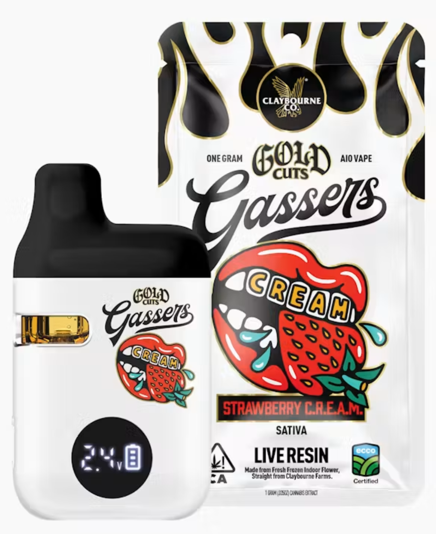 Claybourne — Strawberry C.r.e.a.m Gold Cuts