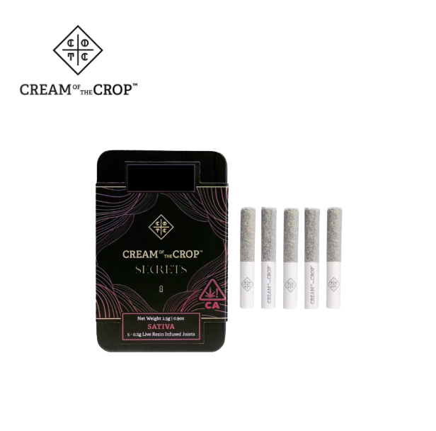 COLUMBIAN HAZE 2.5G INFUSED 5 PACK PREROLLS