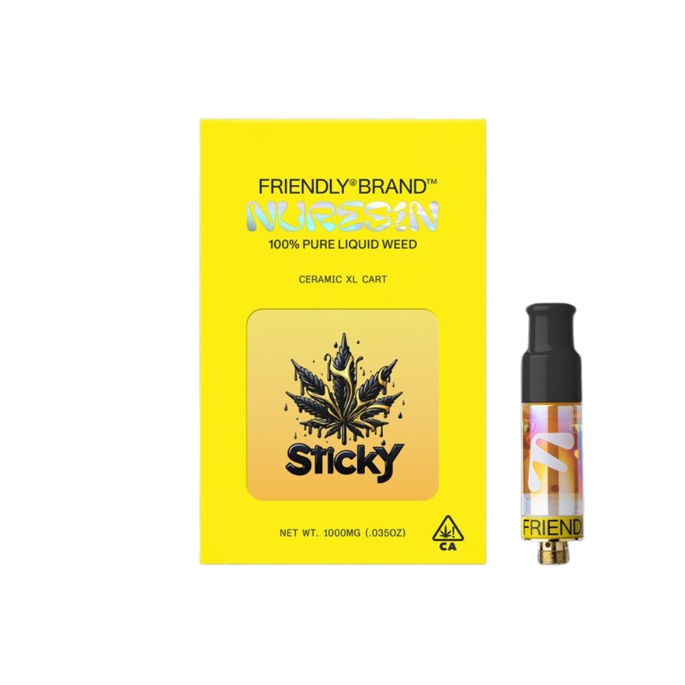 FRIENDLY PEACH PANTHER (I) CURED RESIN CART 1G