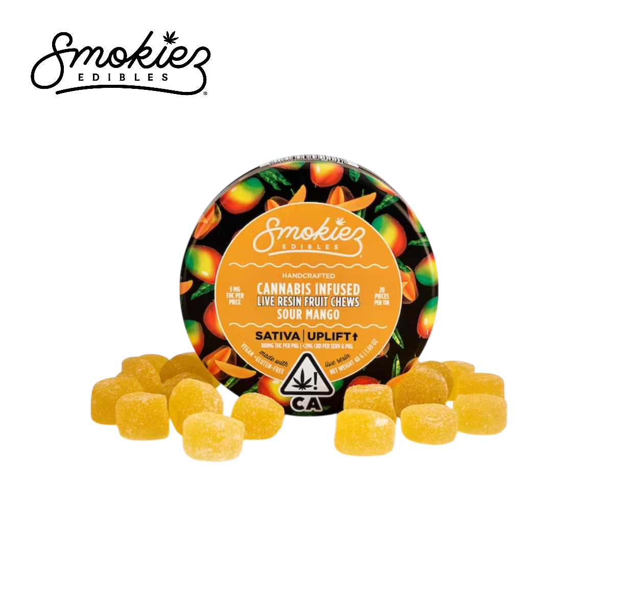 Smokiez — Sour Mango Fruit Chews
