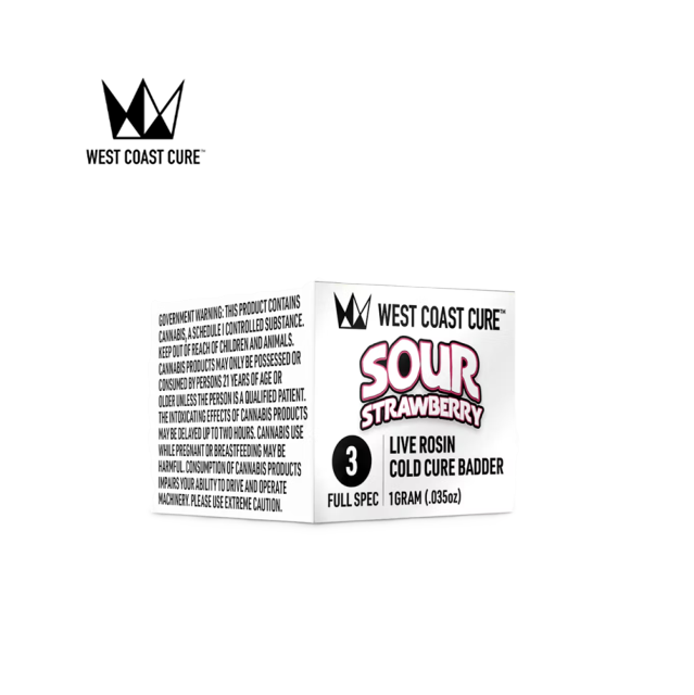 West Coast Cure — Sour Strawberry Tier 3 Cold Cure